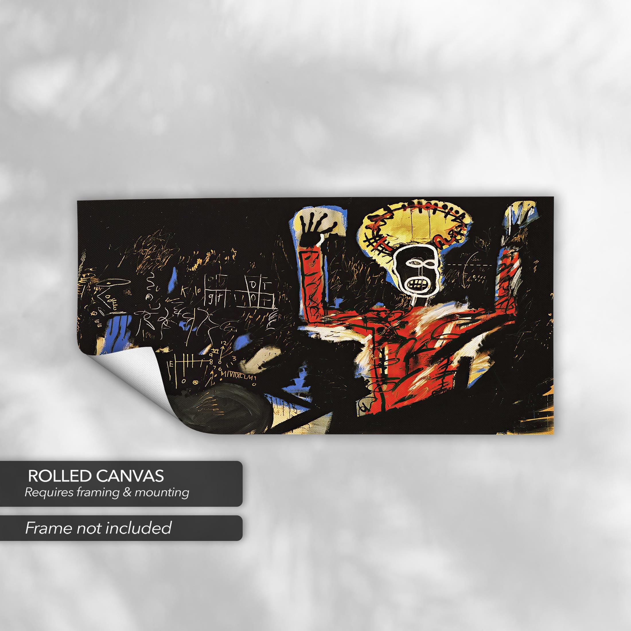 Jean-Michel Basquiat Profit I 1982 | Abstract Canvas Art | Poster Print