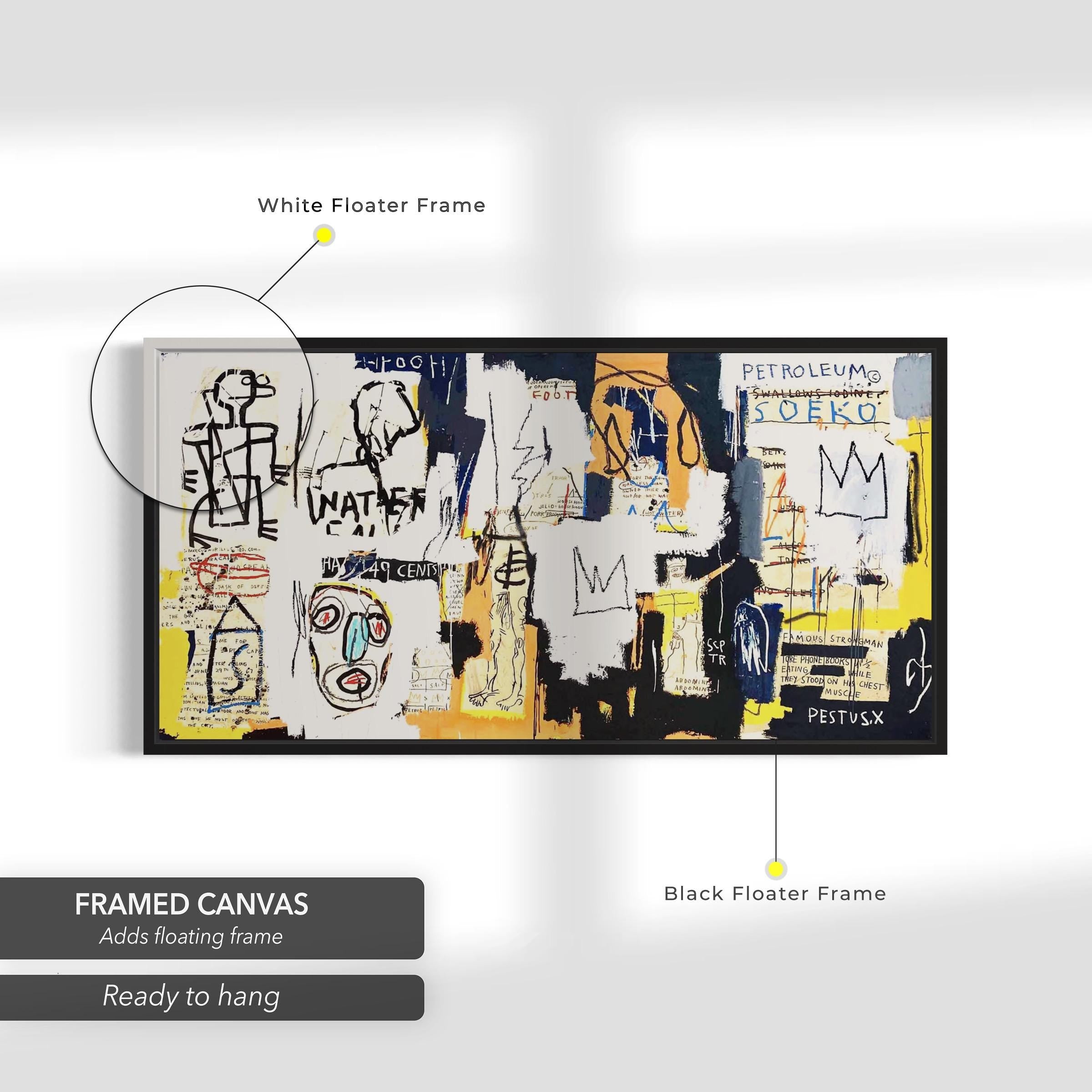 Jean-Michel Basquiat Phooey | Abstract Canvas Art | Poster Print