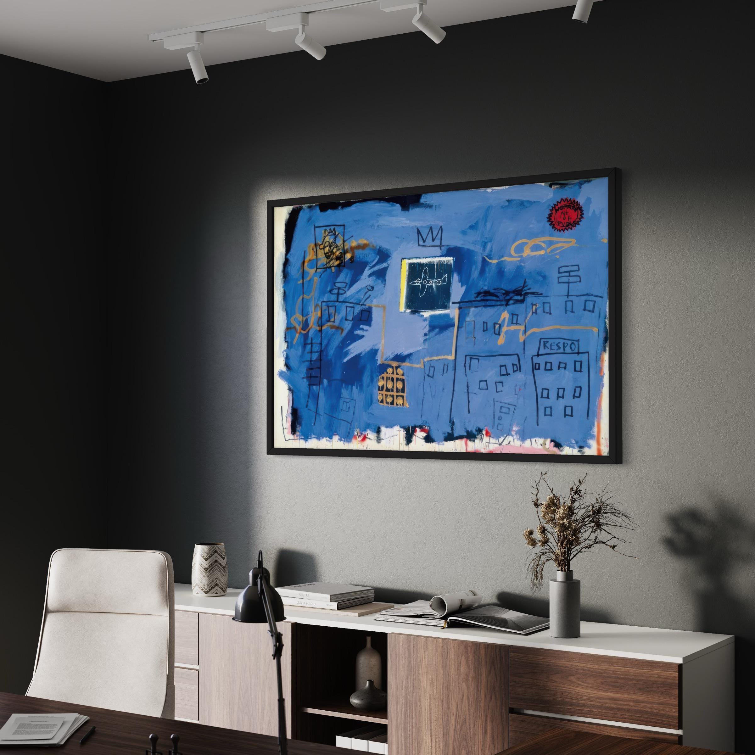Jean-Michel Basquiat Untitled 1981 | Abstract Modern Canvas Art | Poster Print
