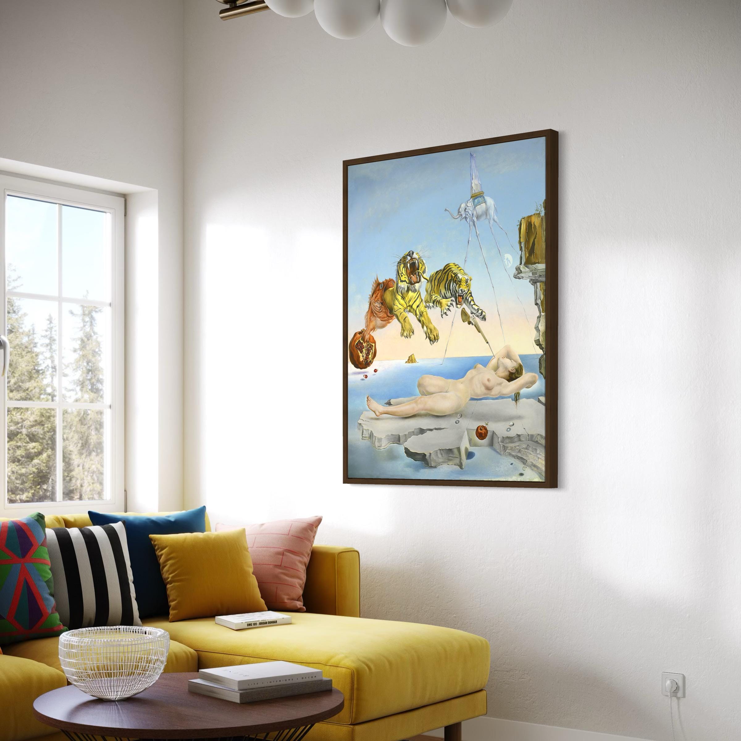 Salvador Dali Dream Caused by the Flight of a Bee Surrealism Canvas Art | Poster Print