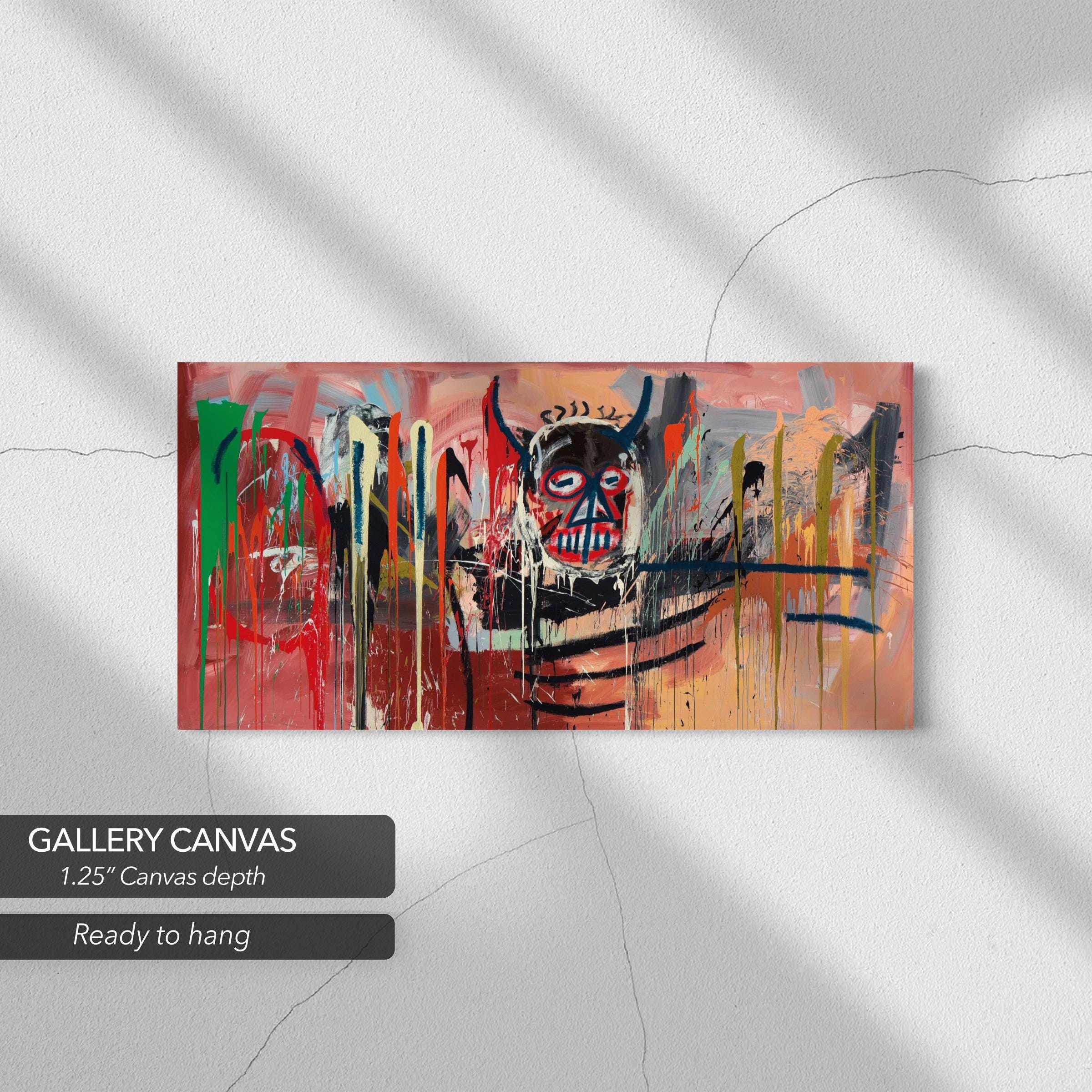 Jean-Michel Basquiat Untitled 1982 | Abstract Canvas Art | Poster Print