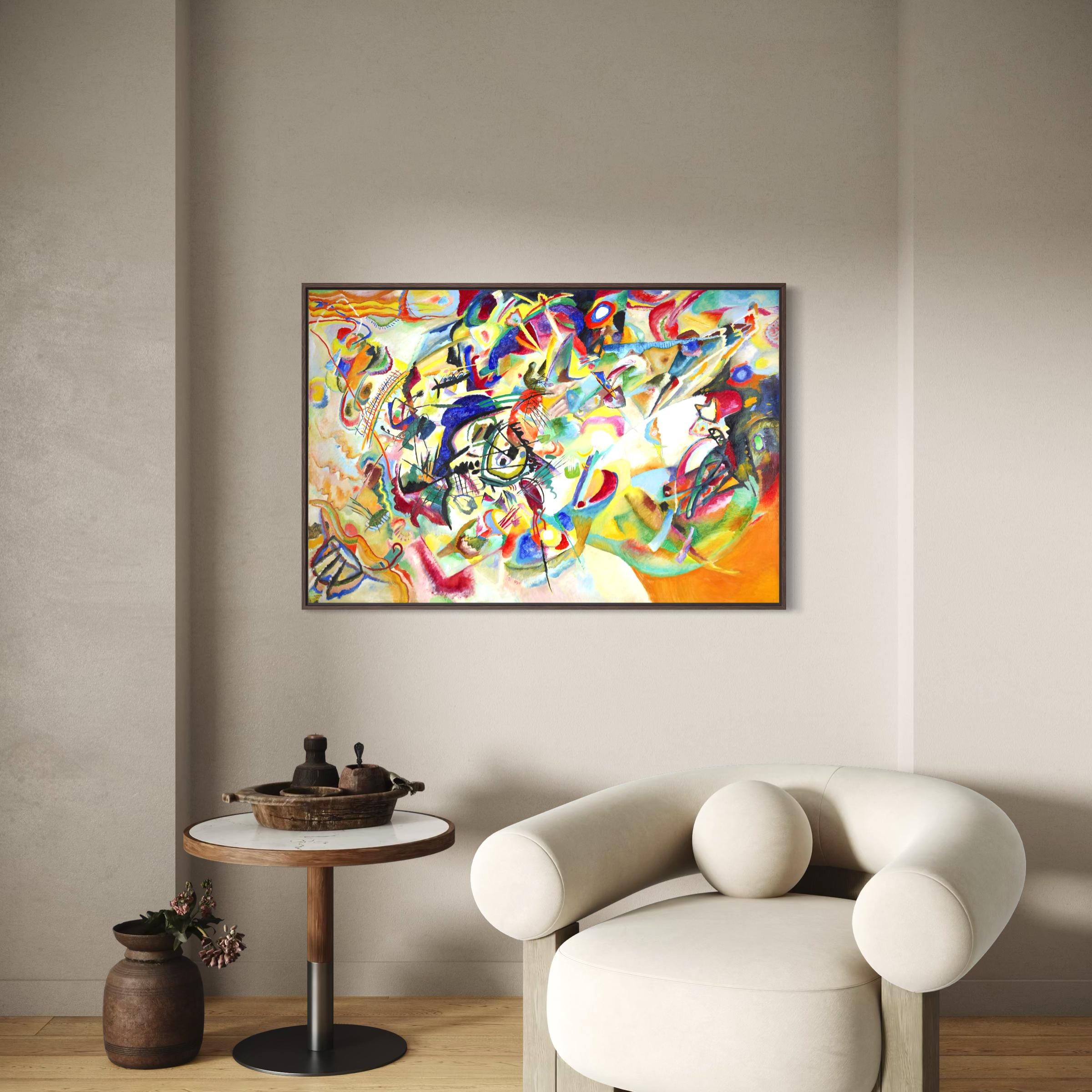 Wassily Kandinsky Composition VII | Geometric Abstraction Canvas Wall Art | Poster Print
