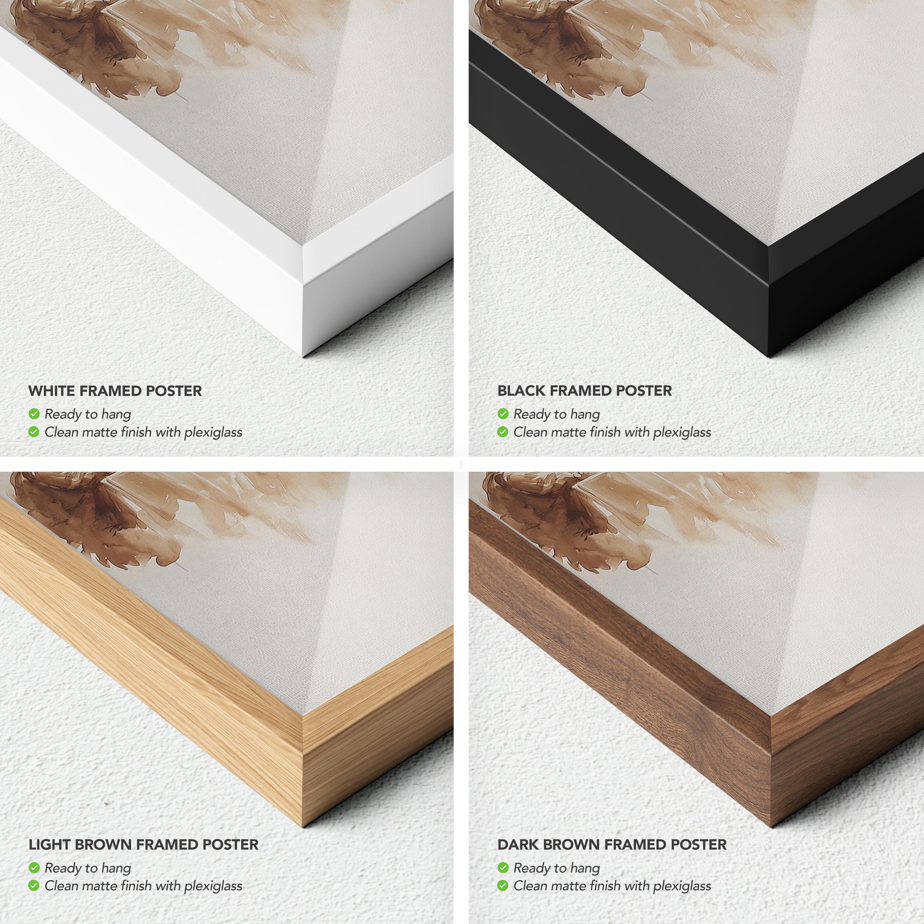 The Last Supper Jesus Watercolor Canvas Art | Poster Print | Modern Christian Religious Artwork