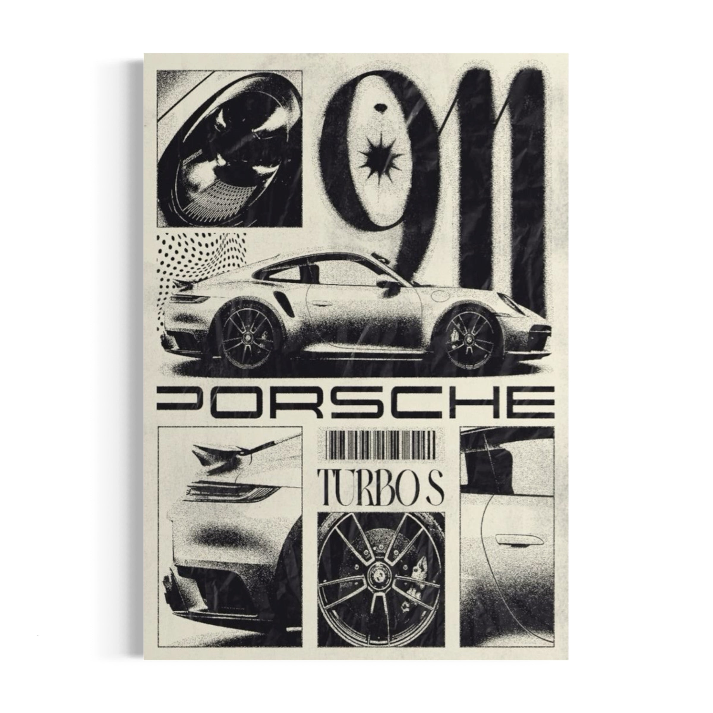 a book with a picture of a car on it