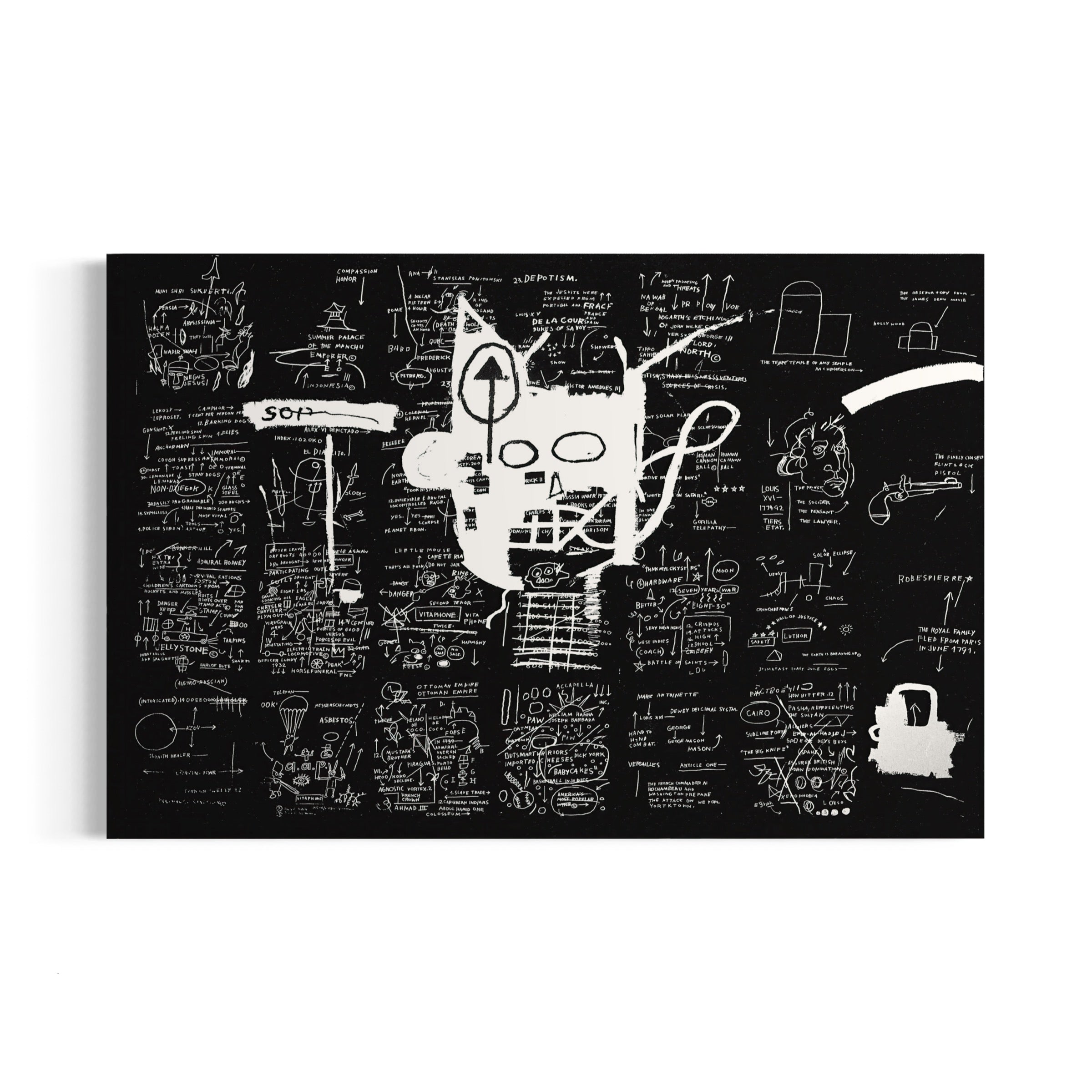 a black and white drawing of a robot