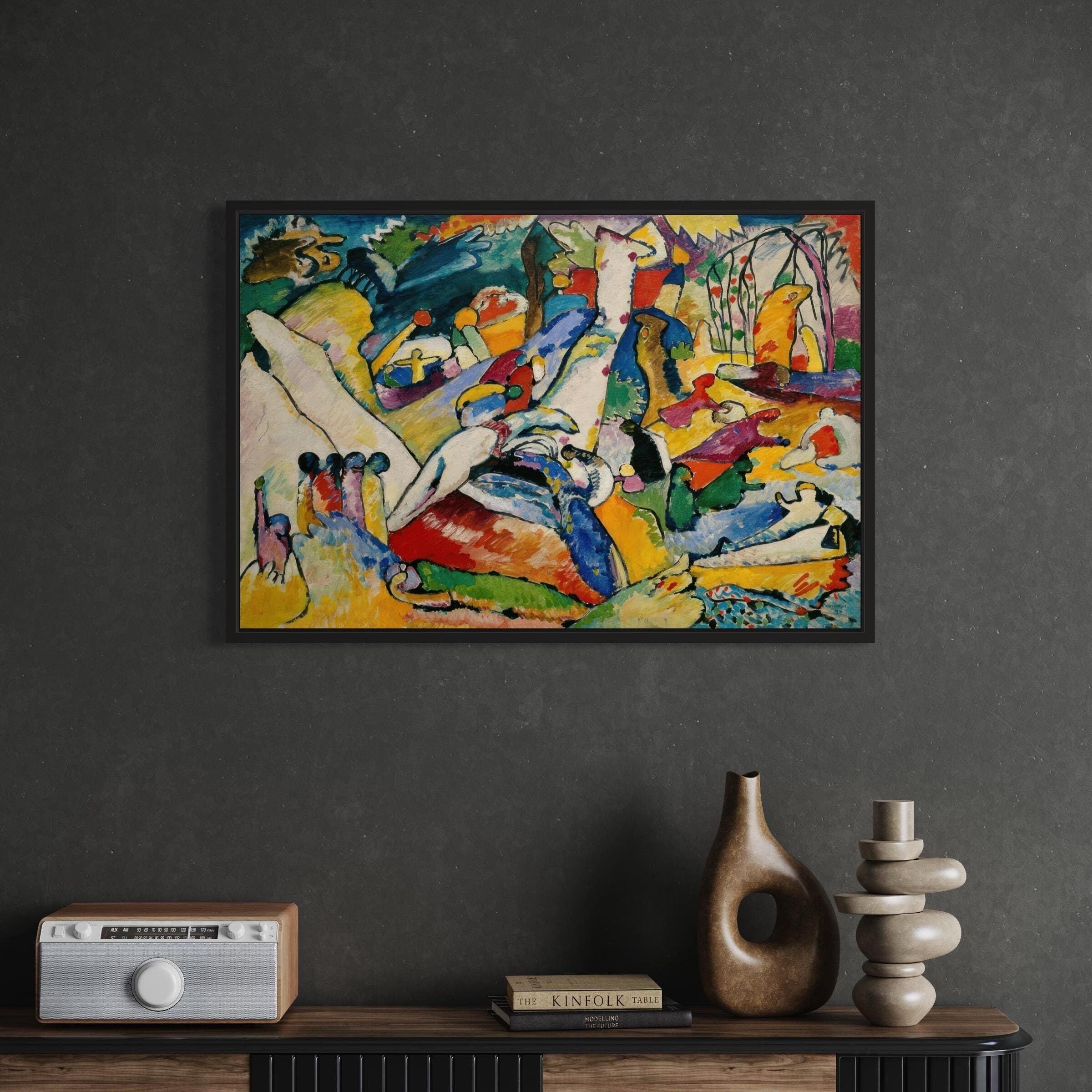 Wassily Kandinsky "Sketch for Composition II" Canvas Art | Poster Print