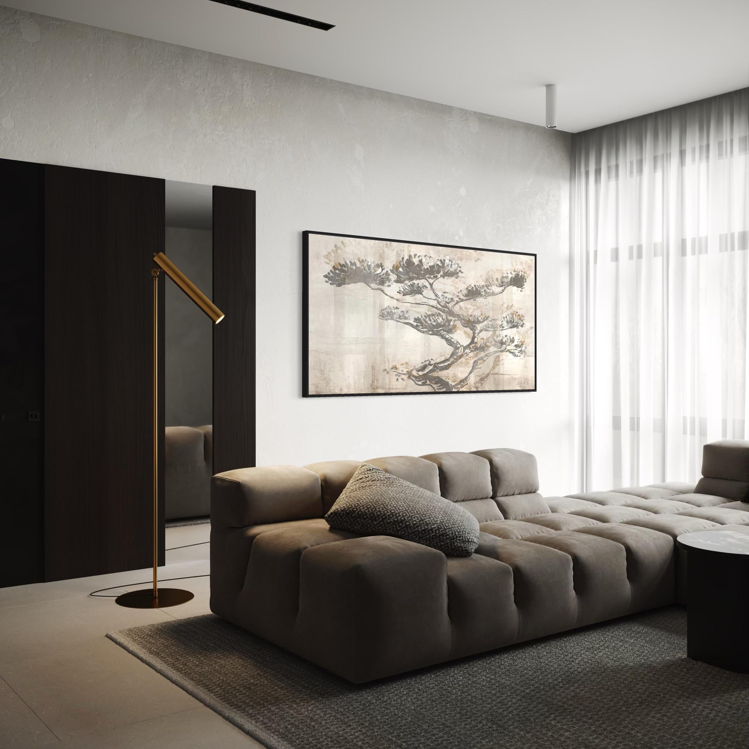 Mid Century Modern Canvas | Poster Print Wall Art | Igen Abstract Landscape Neutral Art