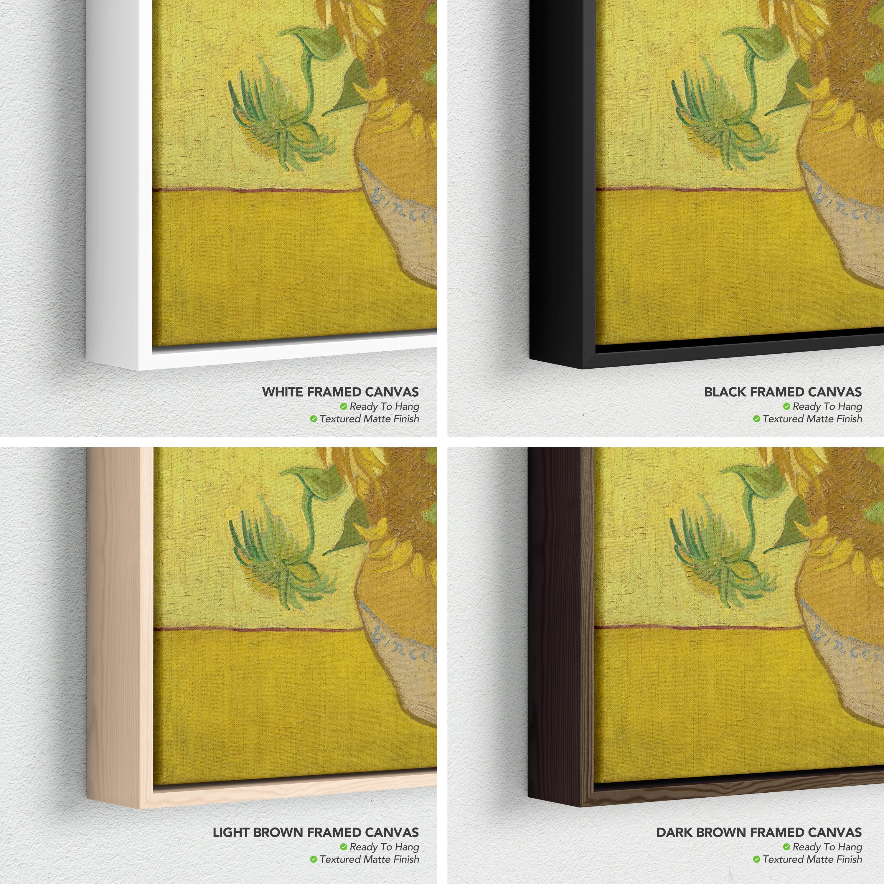 Vincent van Gogh Sunflowers | Iconic Yellow Floral Still Life | Canvas Art | Poster Print