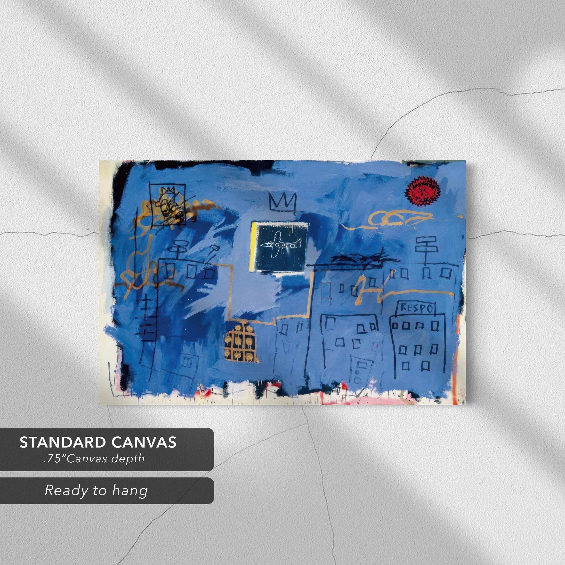 Jean-Michel Basquiat Untitled 1981 | Abstract Modern Canvas Art | Poster Print