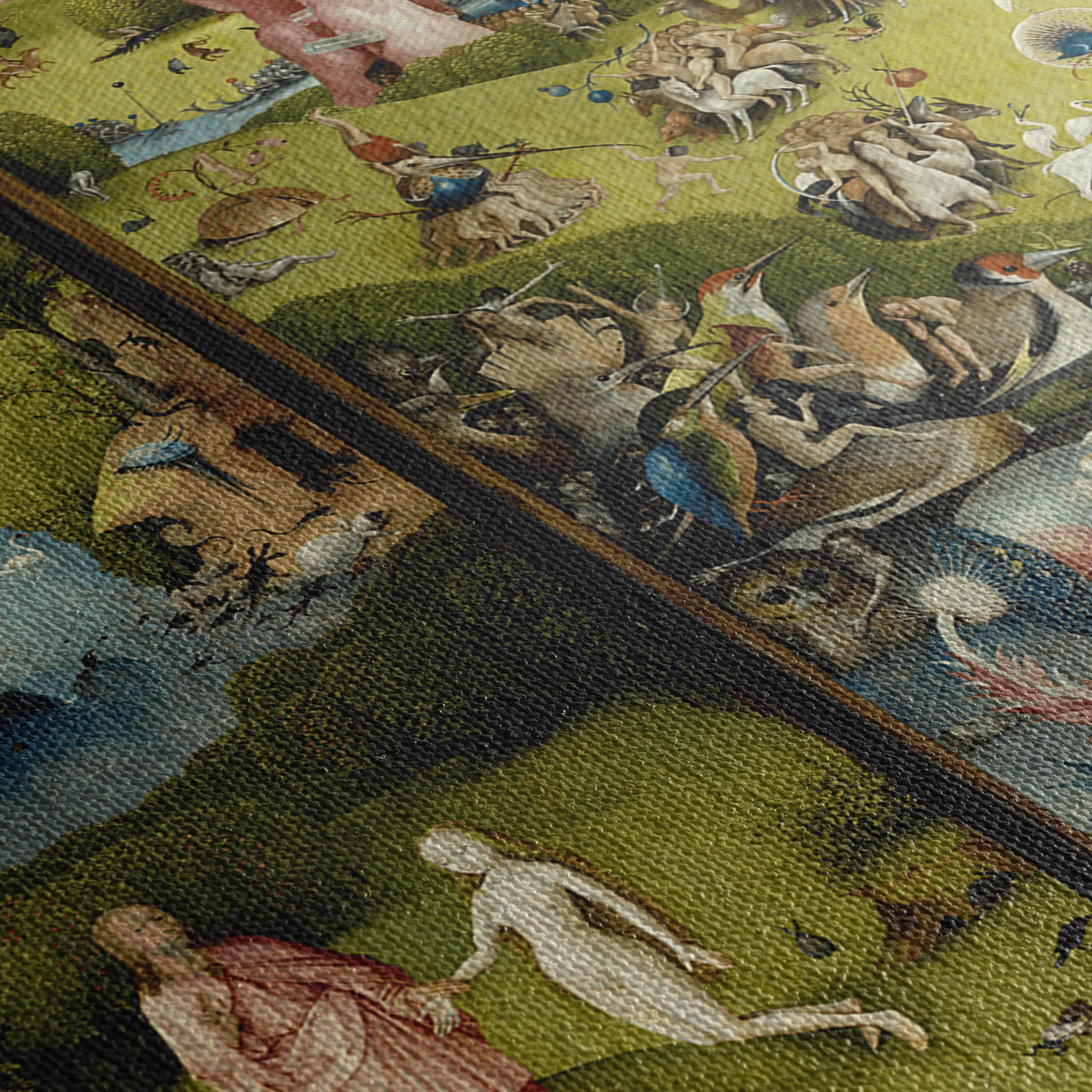 Hieronymus Bosch Garden of Earthly Delights Renaissance Surreal Canvas Art | Poster Print