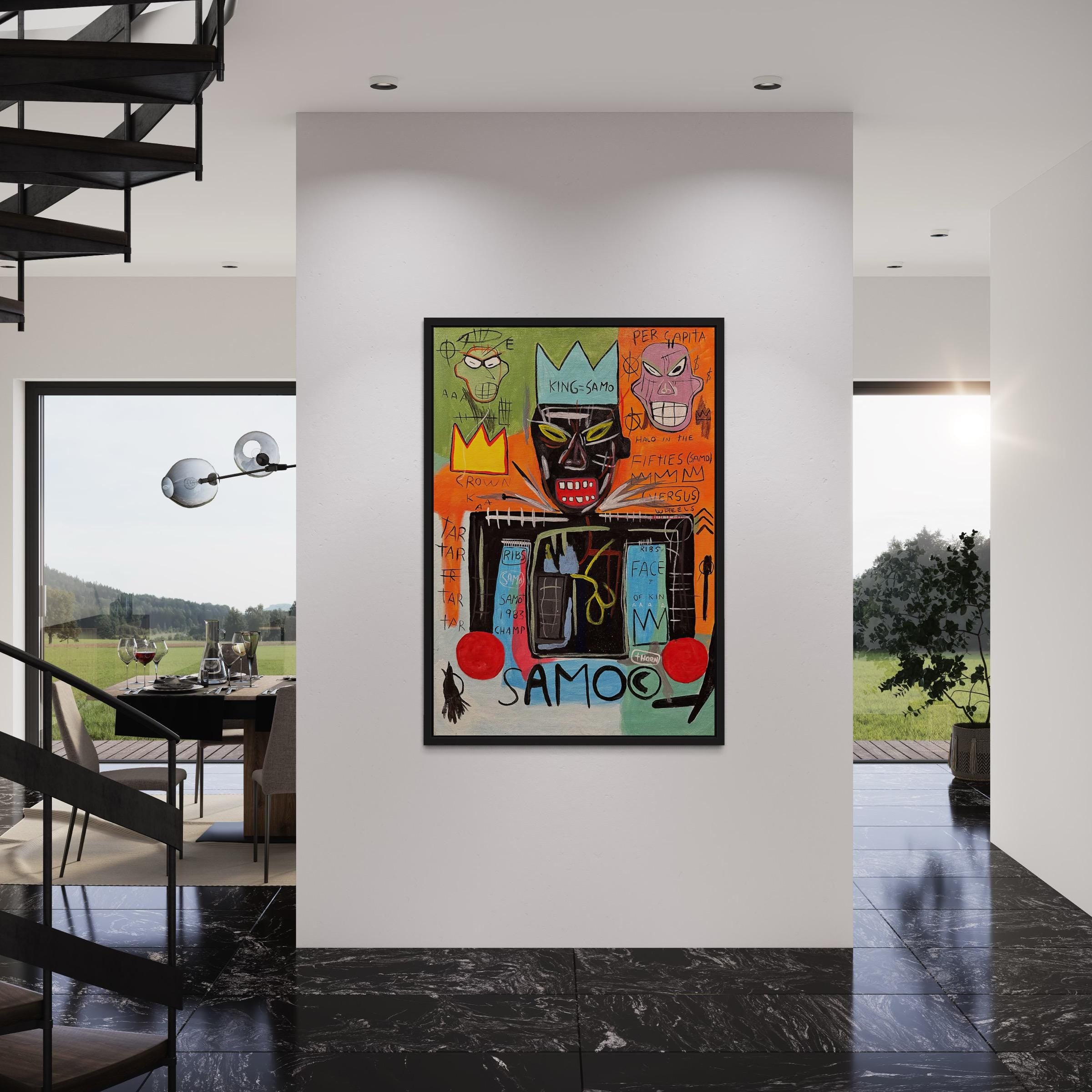 Jean-Michel Basquiat King Samo Canvas Art | Poster Print