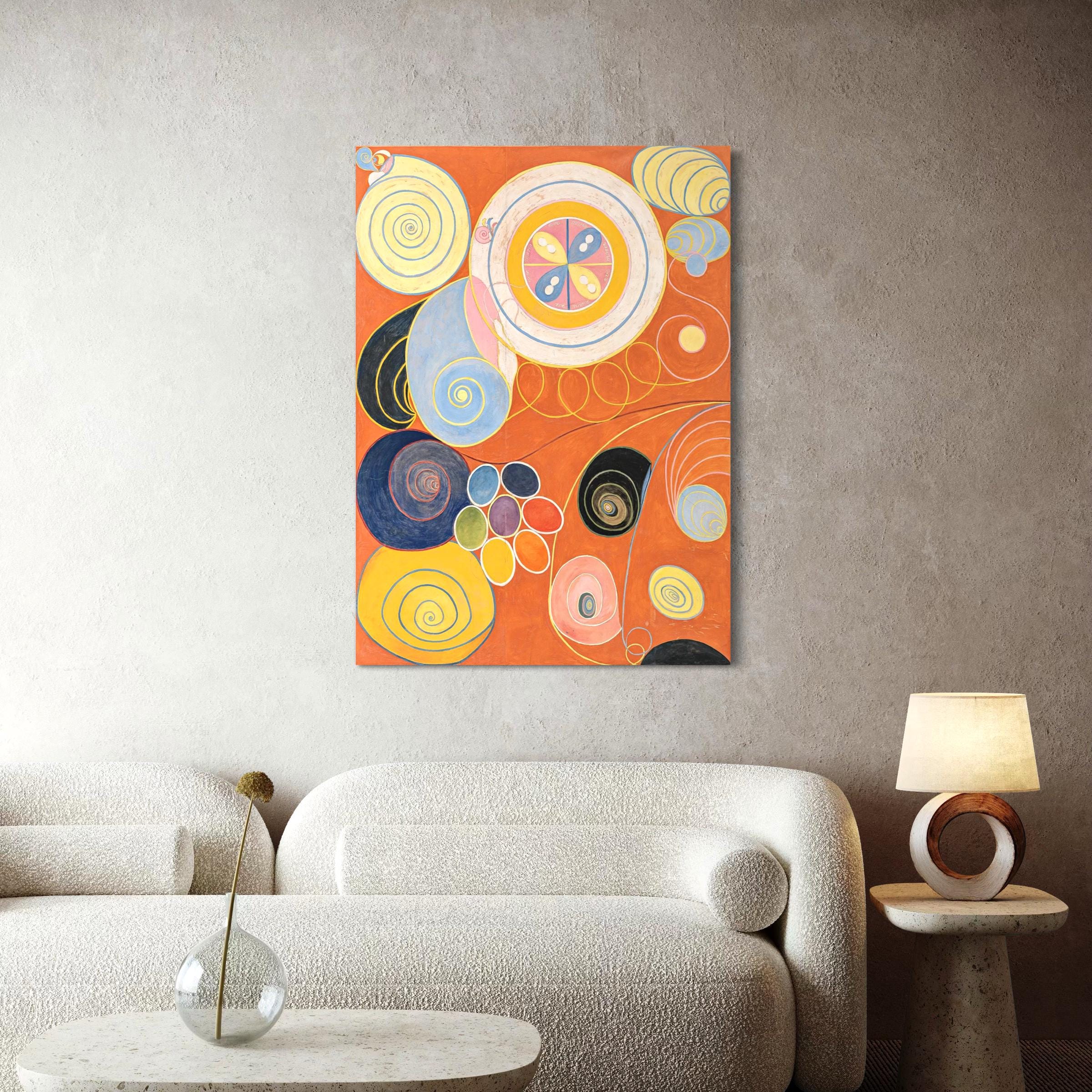 Hilma af Klint The Ten Largest No.3 Youth Canvas Art | Poster Print