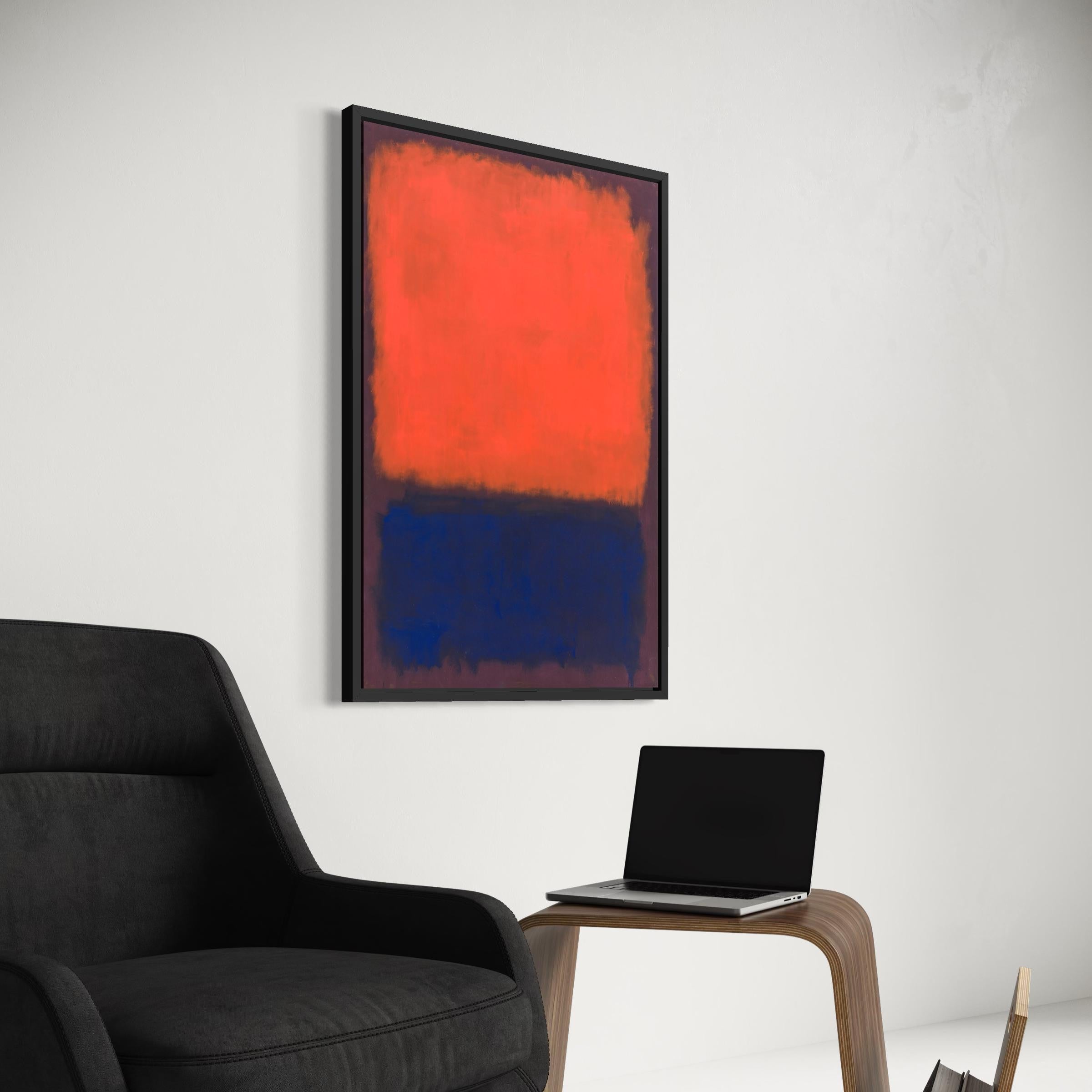 Mark Rothko No. 14 Wall Art Canvas Poster Print | Modern Expressionism Abstract Reproduction