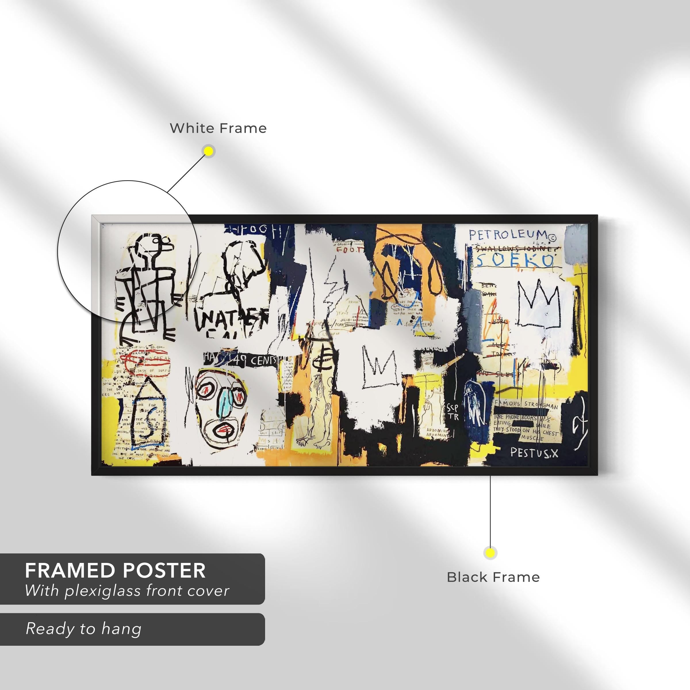 Jean-Michel Basquiat Phooey | Abstract Canvas Art | Poster Print