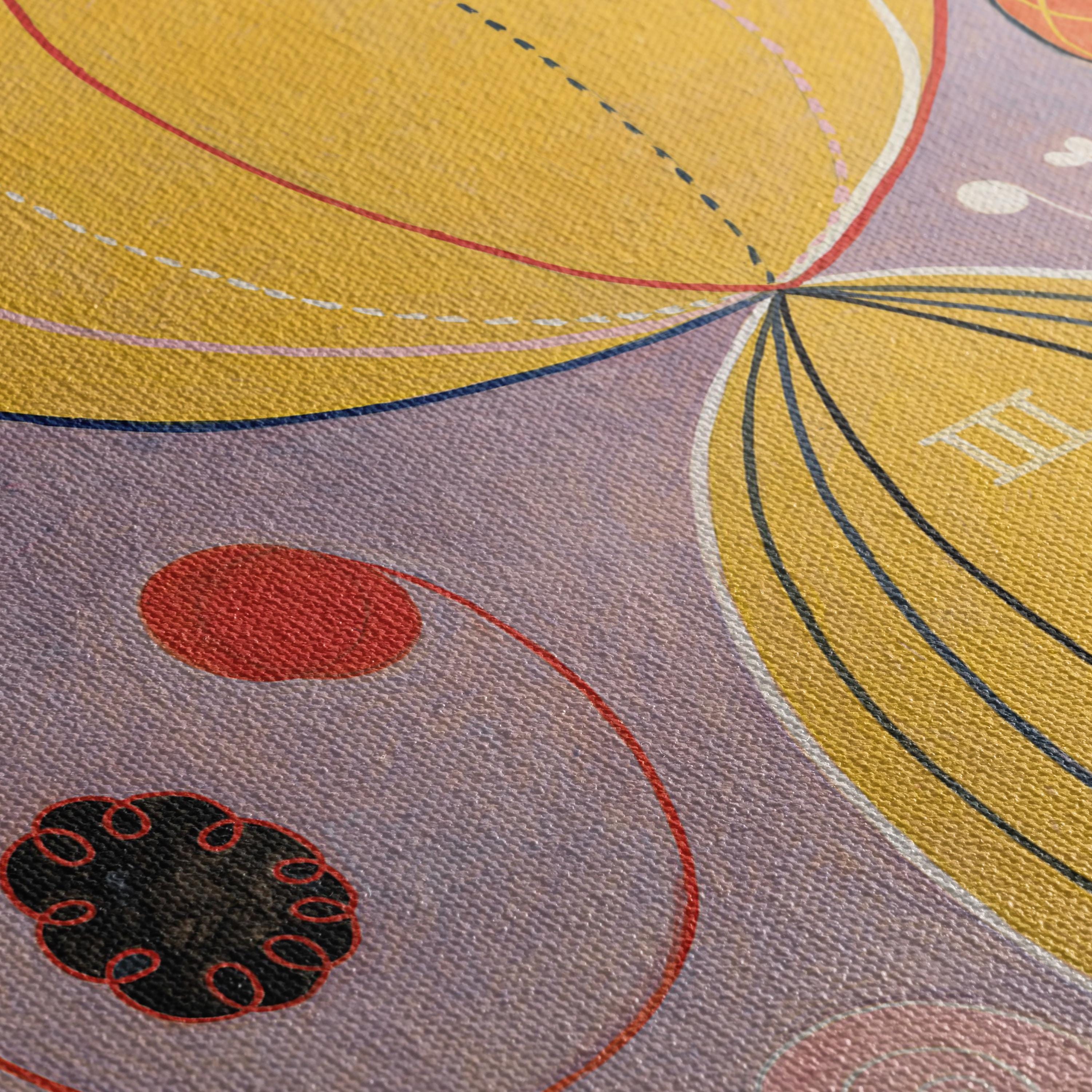 Hilma af Klint | The Ten Largest Abstract No.7 Canvas Art | Poster Print