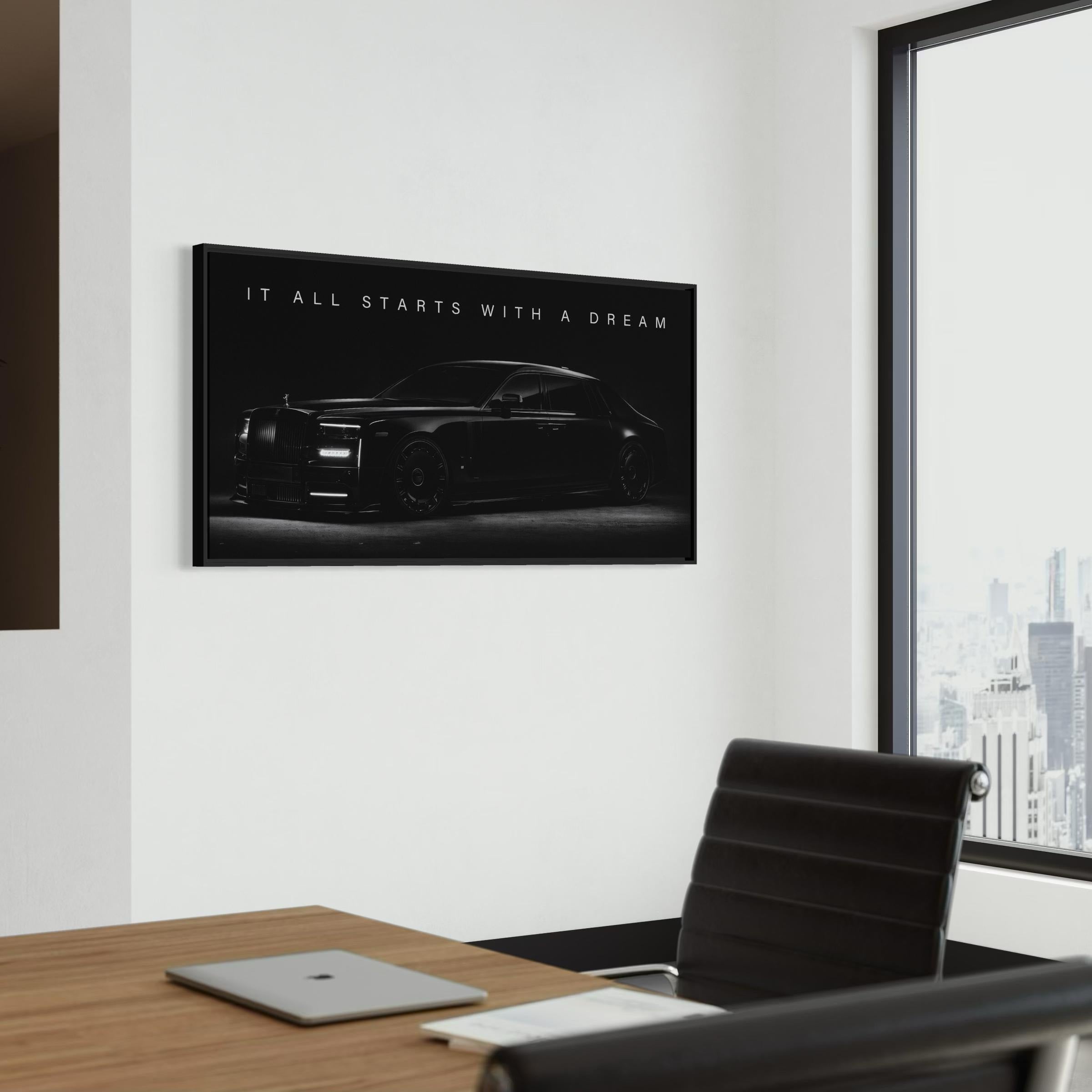 Motivational Rolls Royce Quote: It All Starts With A Dream Quote | RR Luxury Car