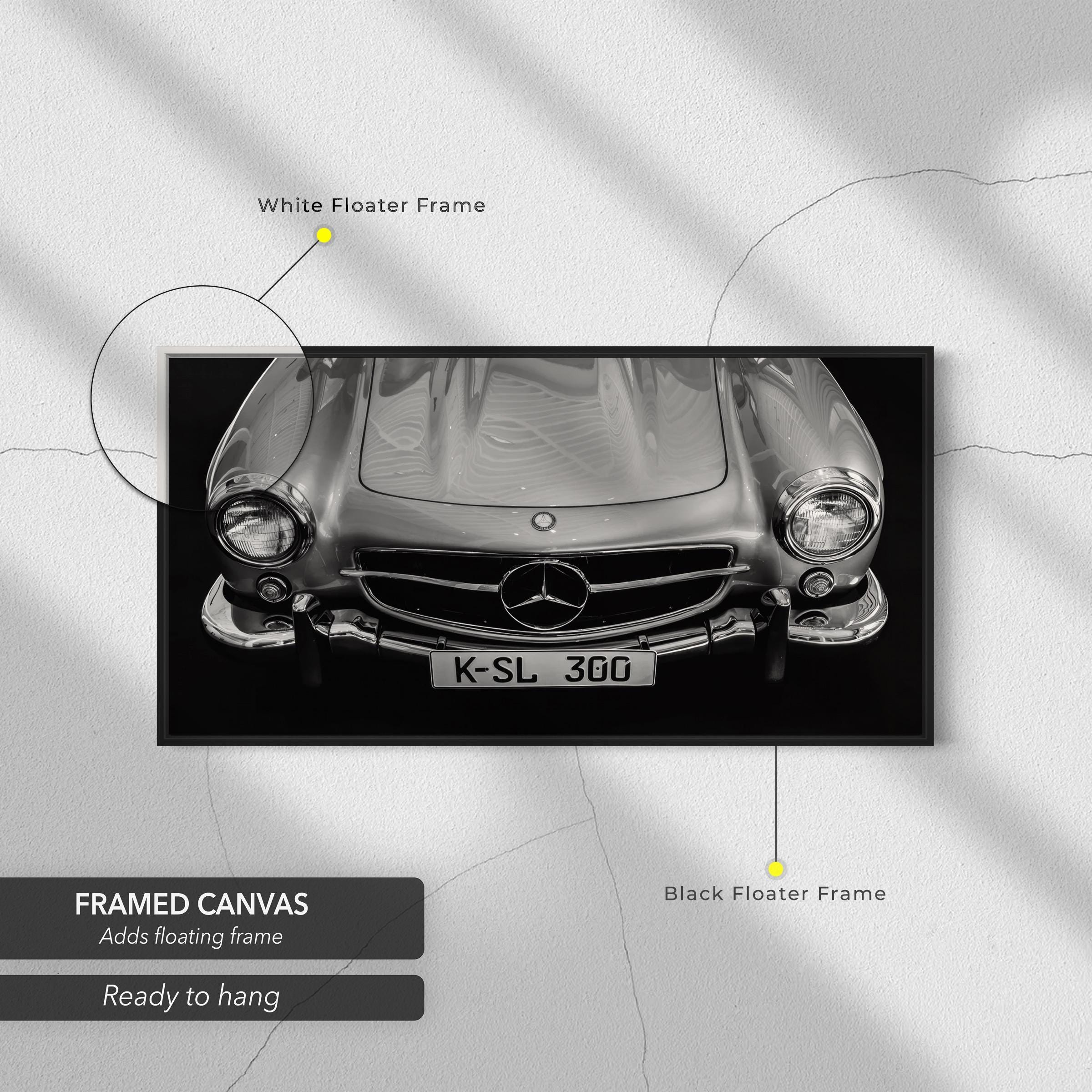 Mercedes-Benz SL 300 Classic Canvas Art | Poster Print