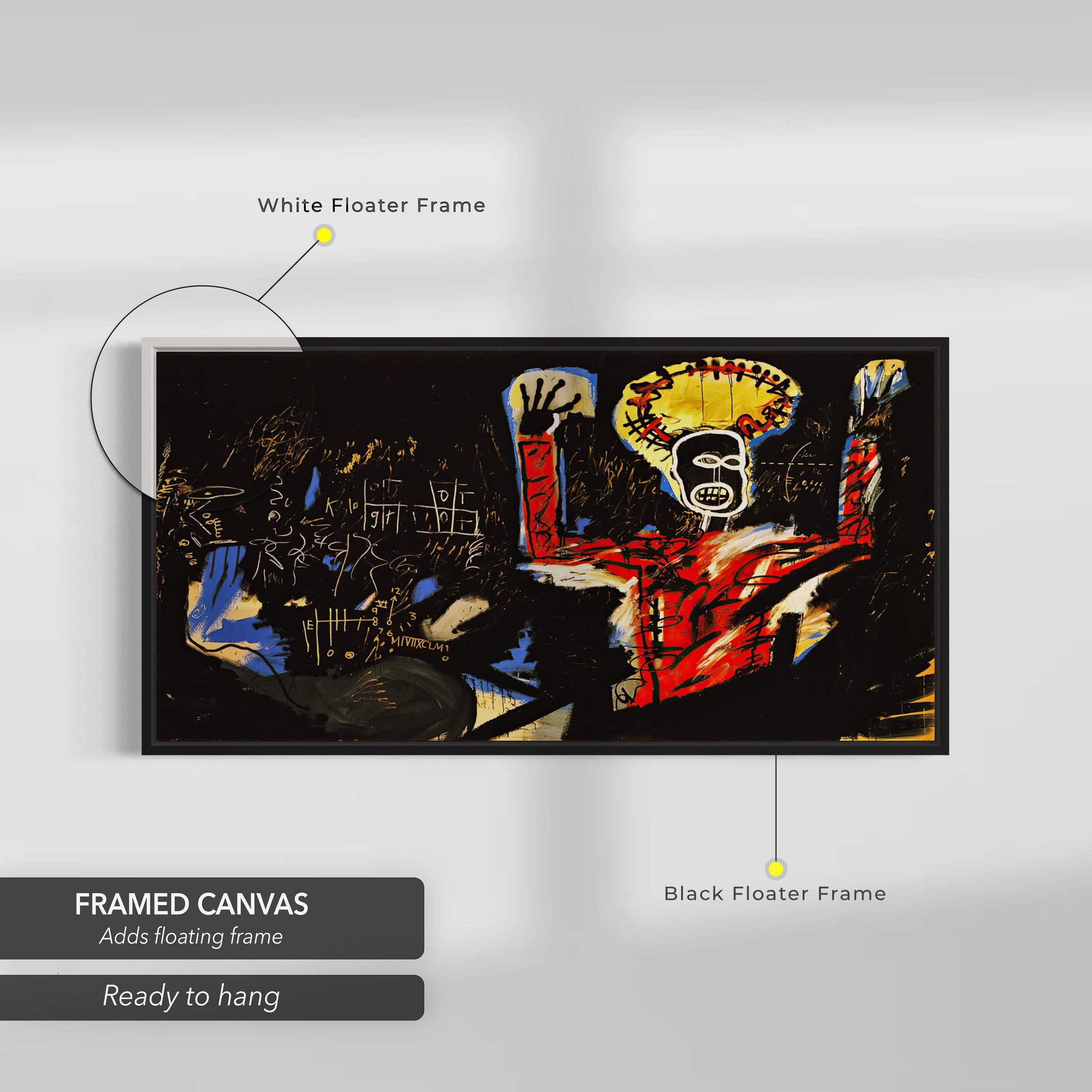 Jean-Michel Basquiat Profit I 1982 | Abstract Canvas Art | Poster Print
