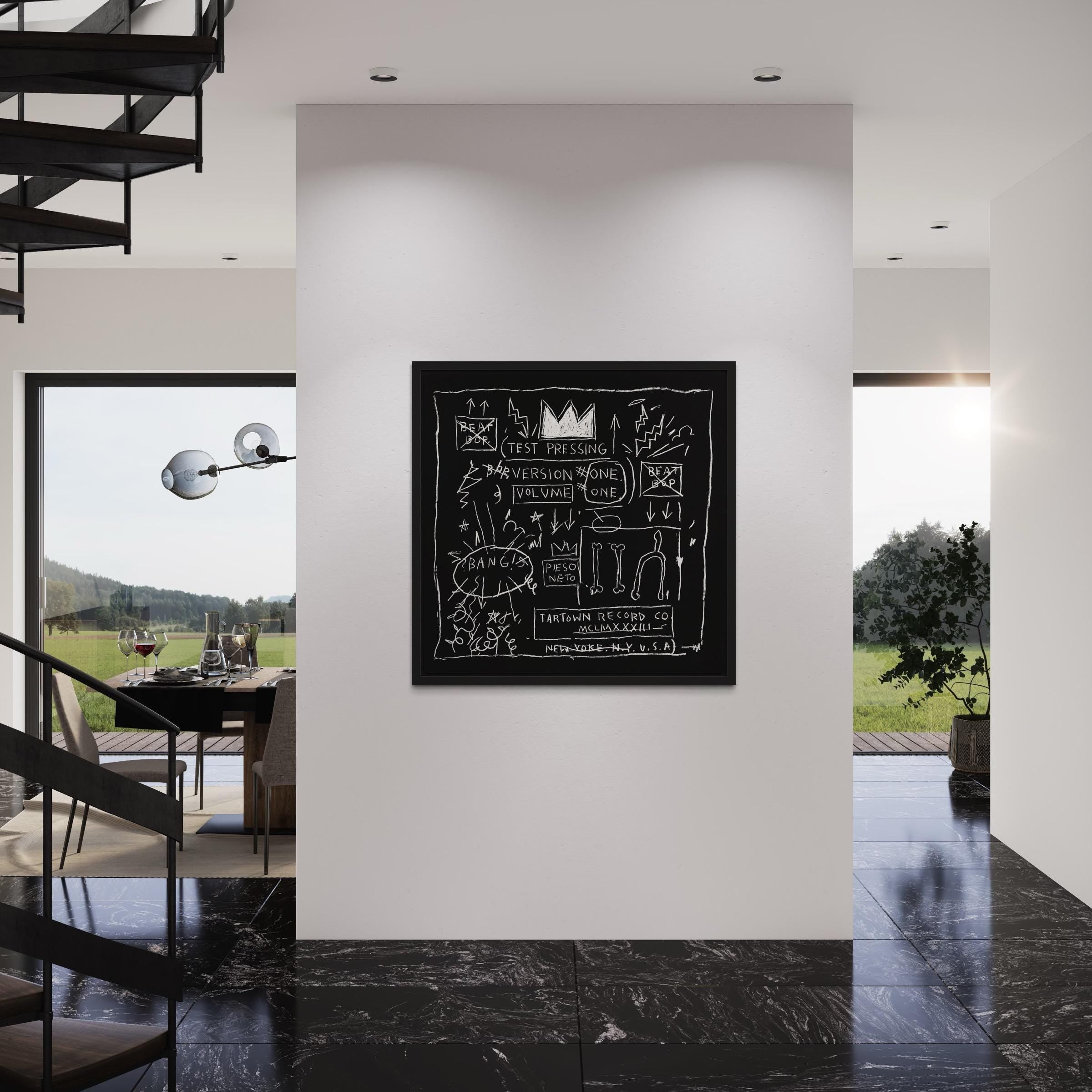 Jean-Michel Basquiat Beat Bop | Rammellzee K-Rob Cover Canvas Art | Poster Print