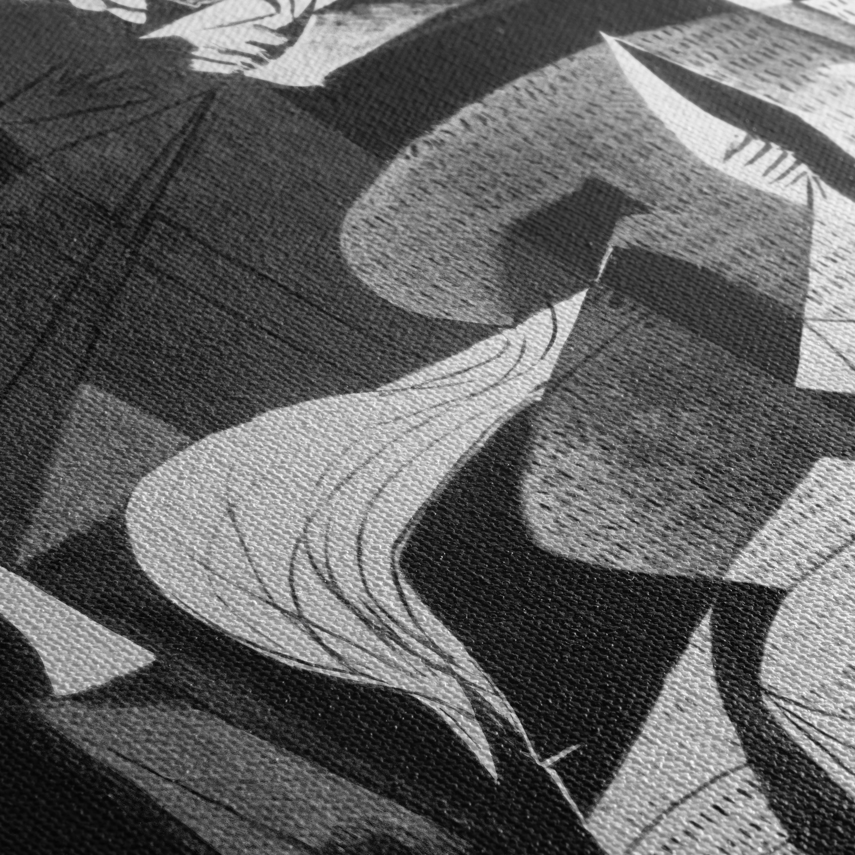 Guernica Picasso Black & White Cubism Artwork Poster Print | Canvas Wall Art