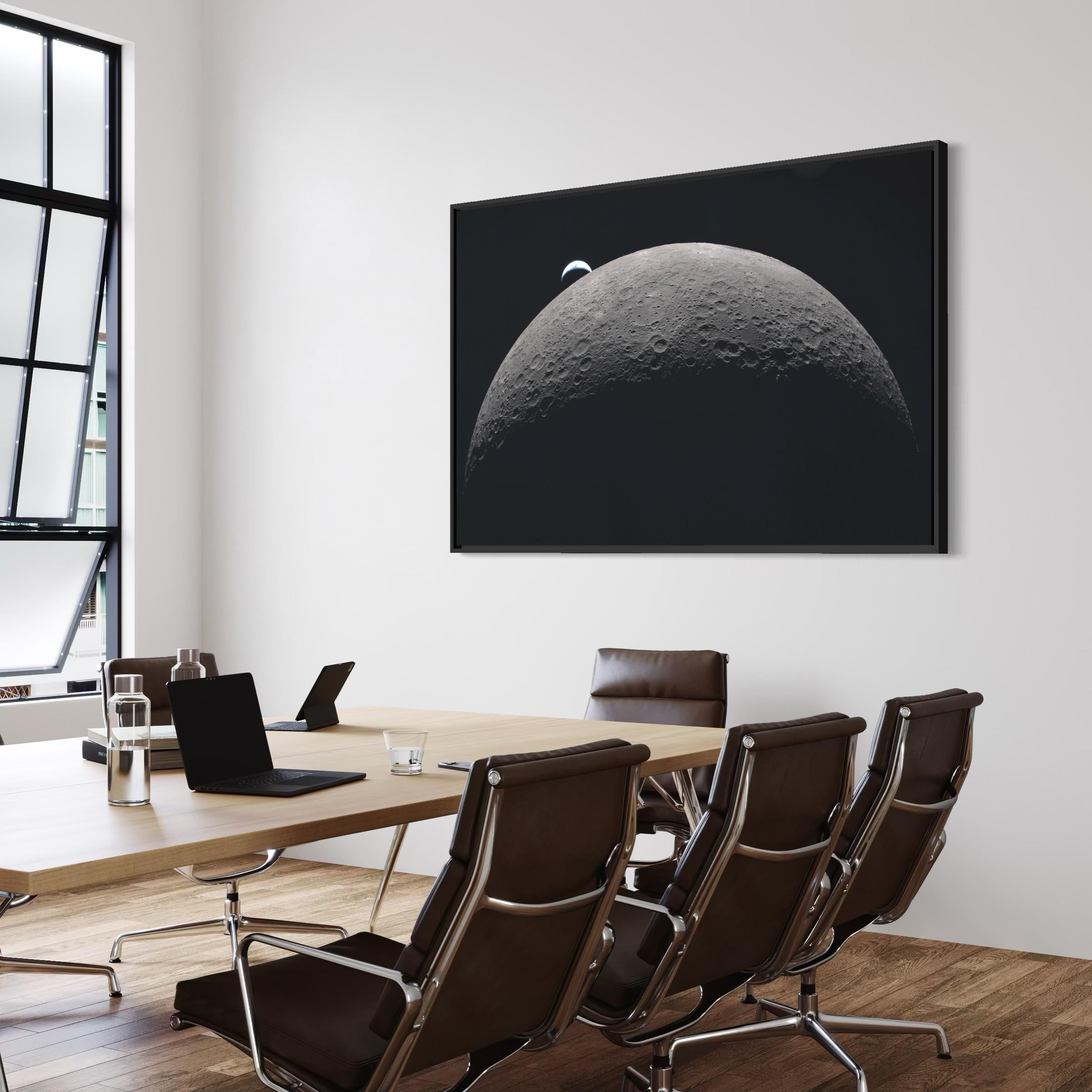 Artemis II Moon Mission | NASA Earthset Space Photo | Earthrise Artemis 2 Poster | Canvas Art
