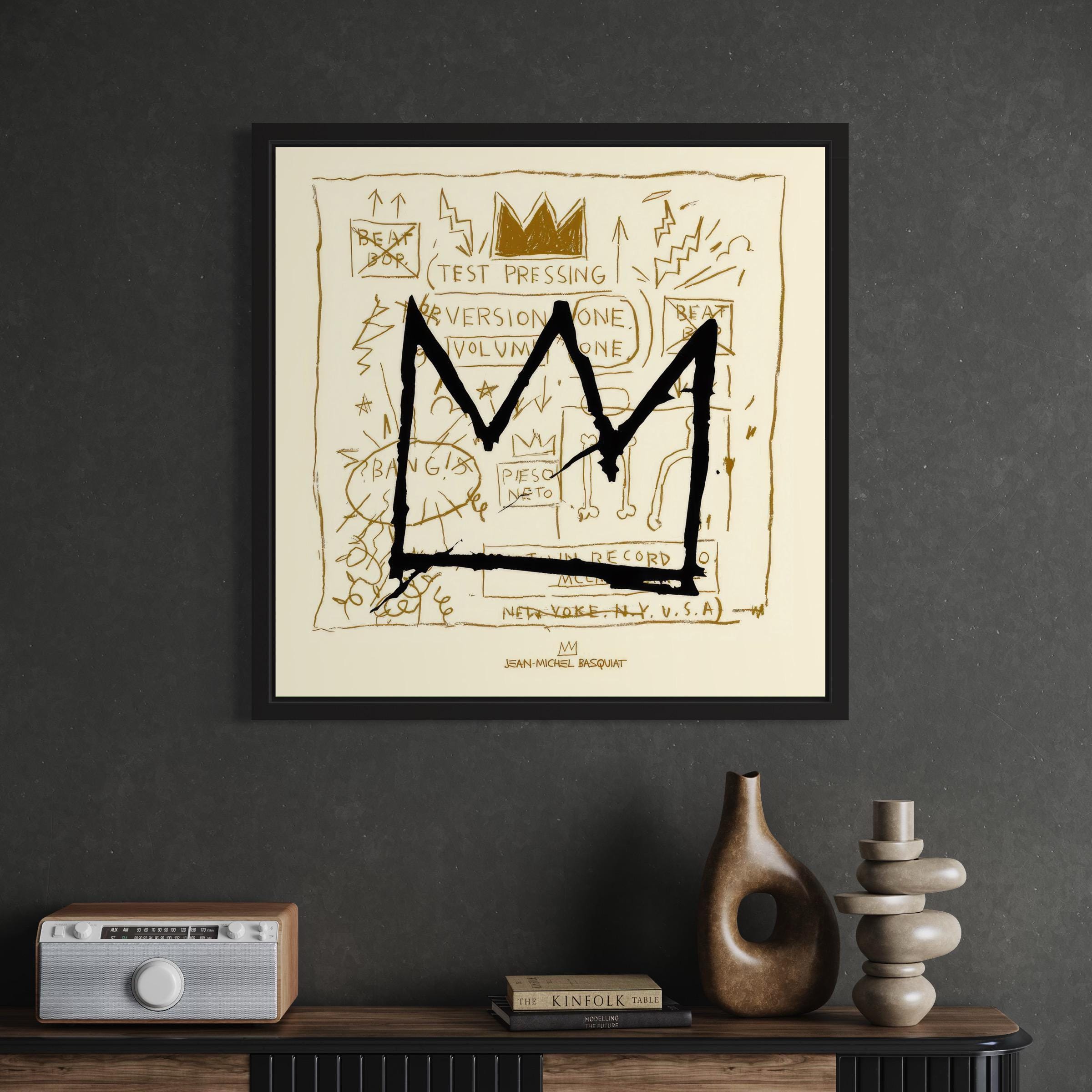 Jean-Michel Basquiat Crown | Iconic Canvas Art | Poster Print