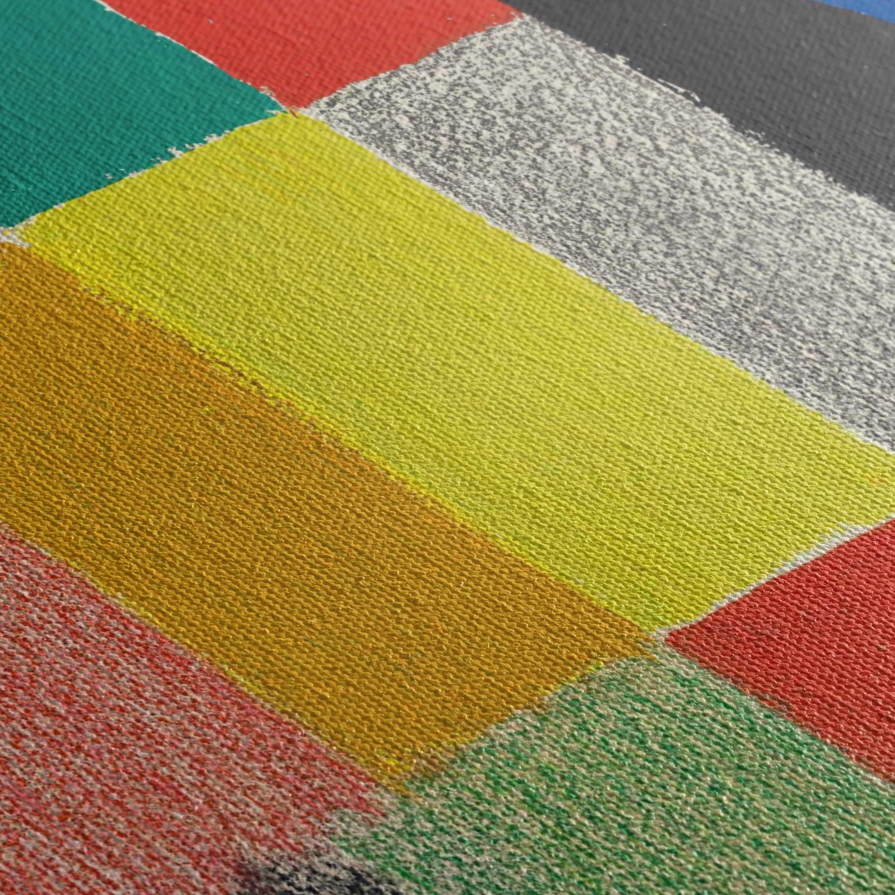 Sonia Delaunay Rythme couleur no. 1562 Abstract Modern Canvas Art | Poster Print