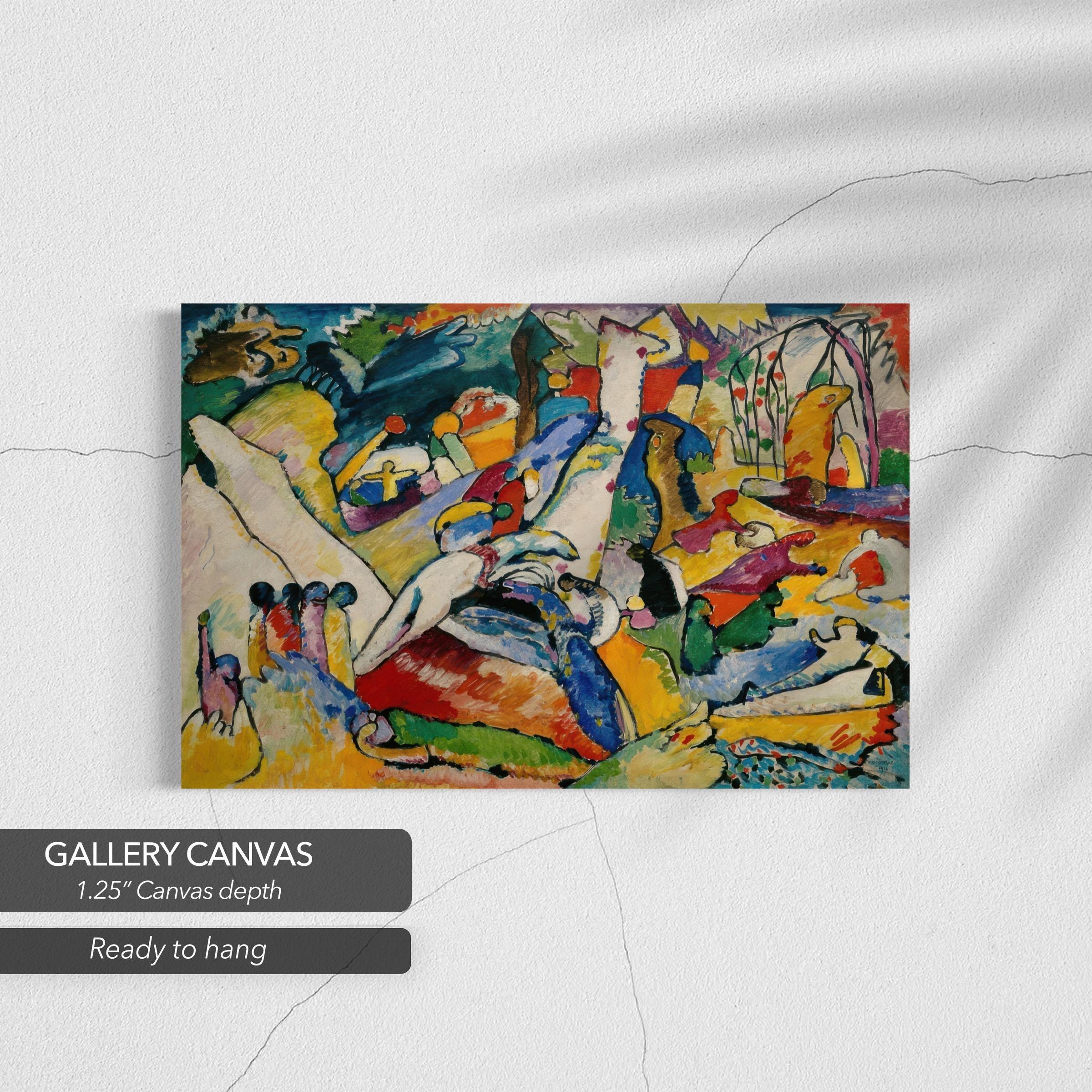 Wassily Kandinsky "Sketch for Composition II" Canvas Art | Poster Print