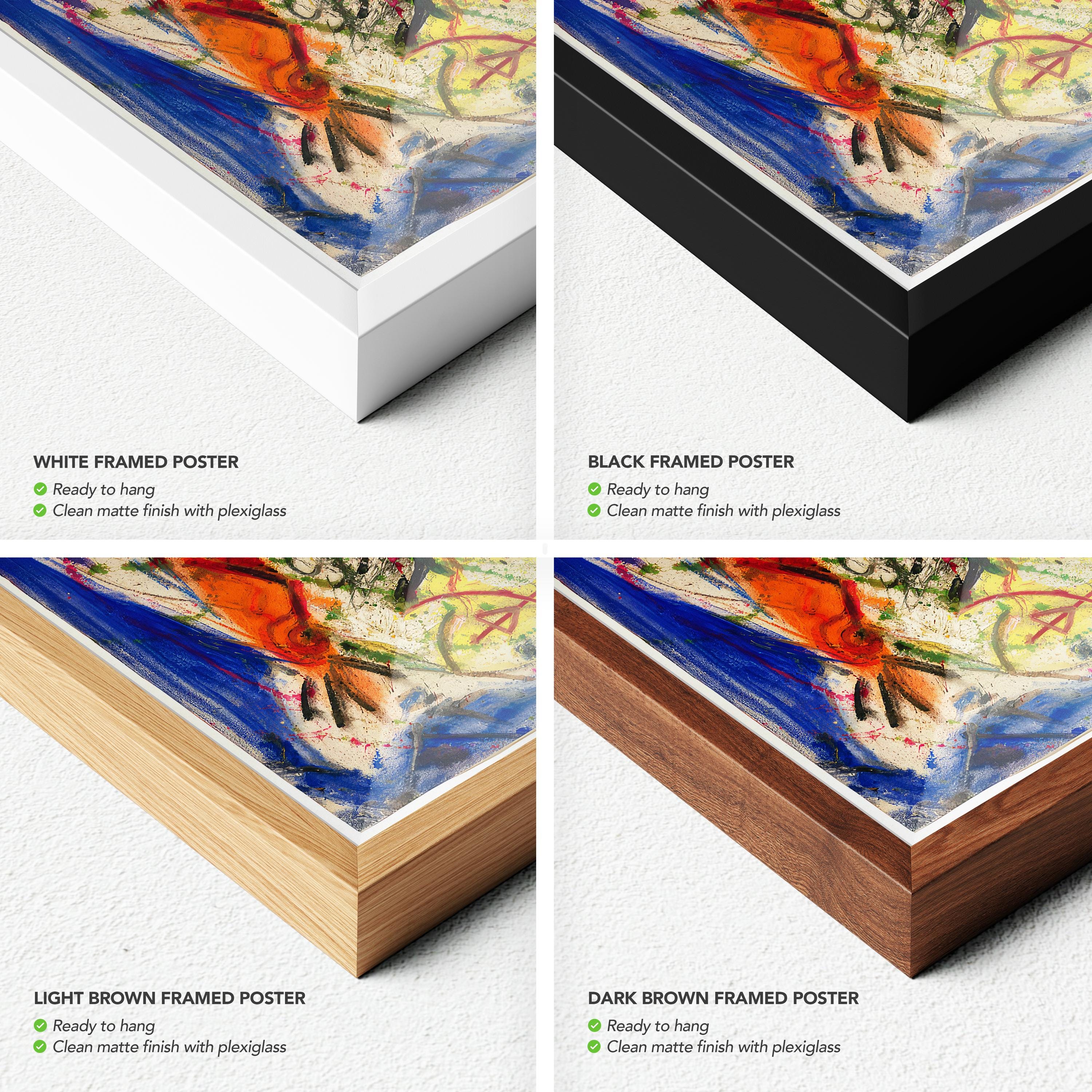 Jackson Pollock Untitled 1946 | Modern Canvas Art | Poster Print