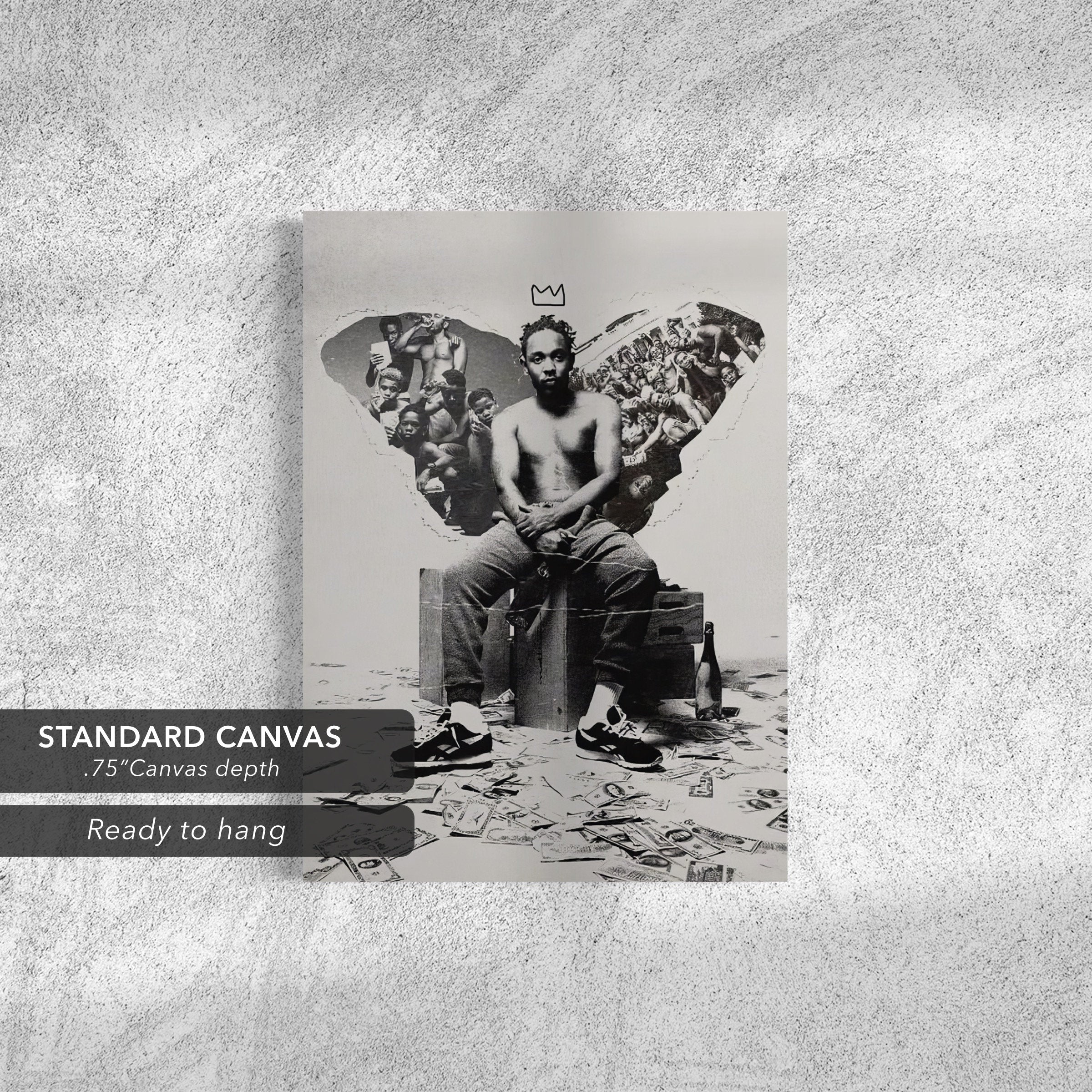 Kendrick Lamar The King Canvas Art | Poster Print
