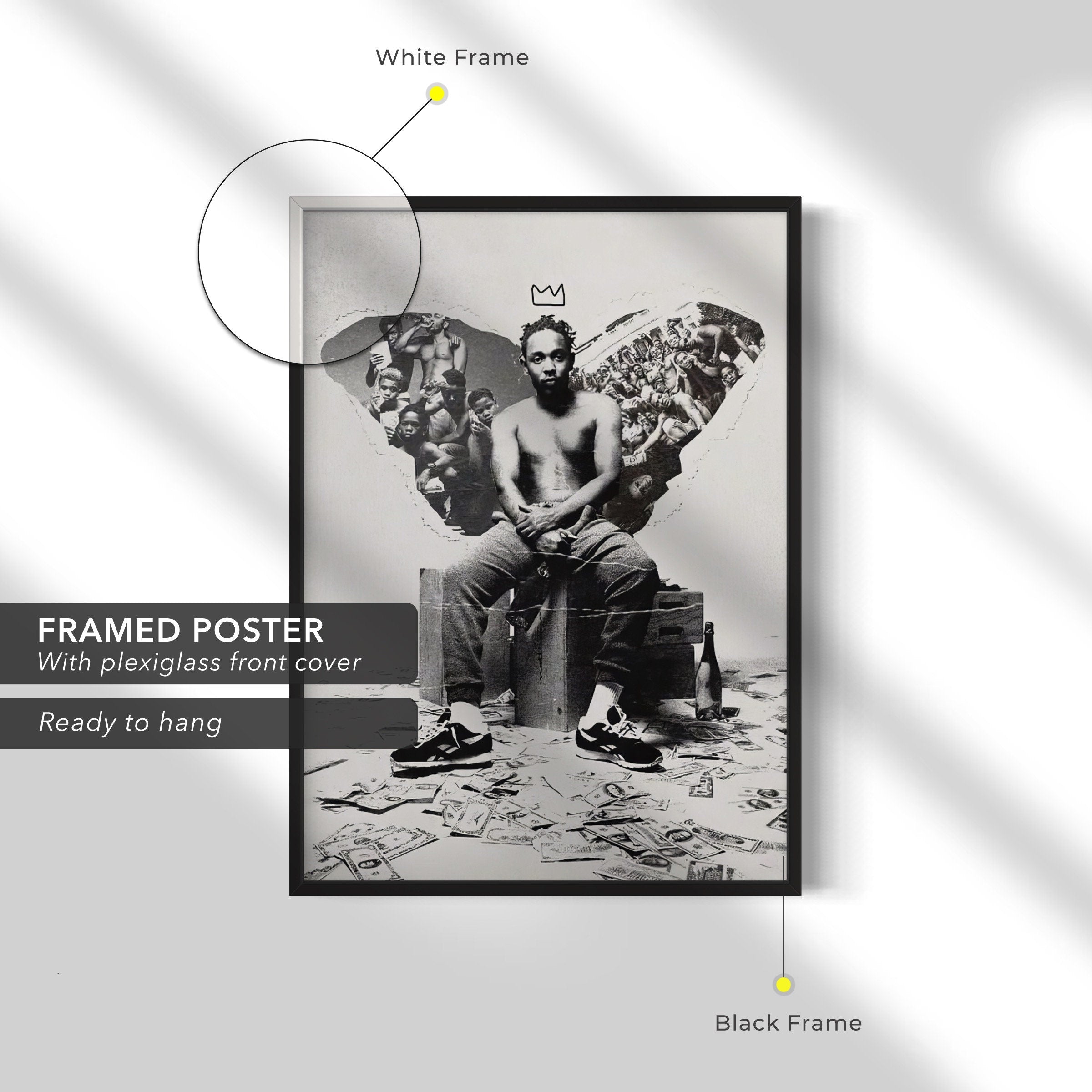 Kendrick Lamar The King Canvas Art | Poster Print