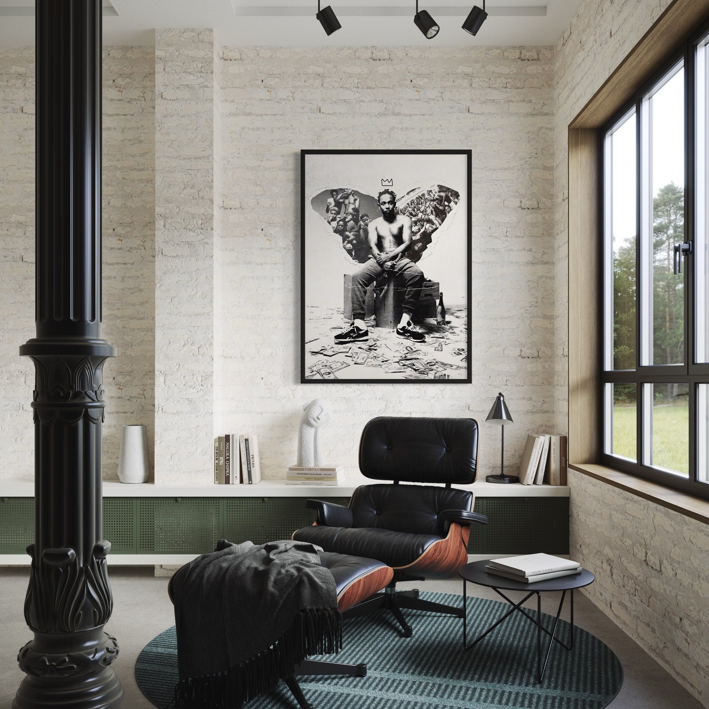Kendrick Lamar The King Canvas Art | Poster Print