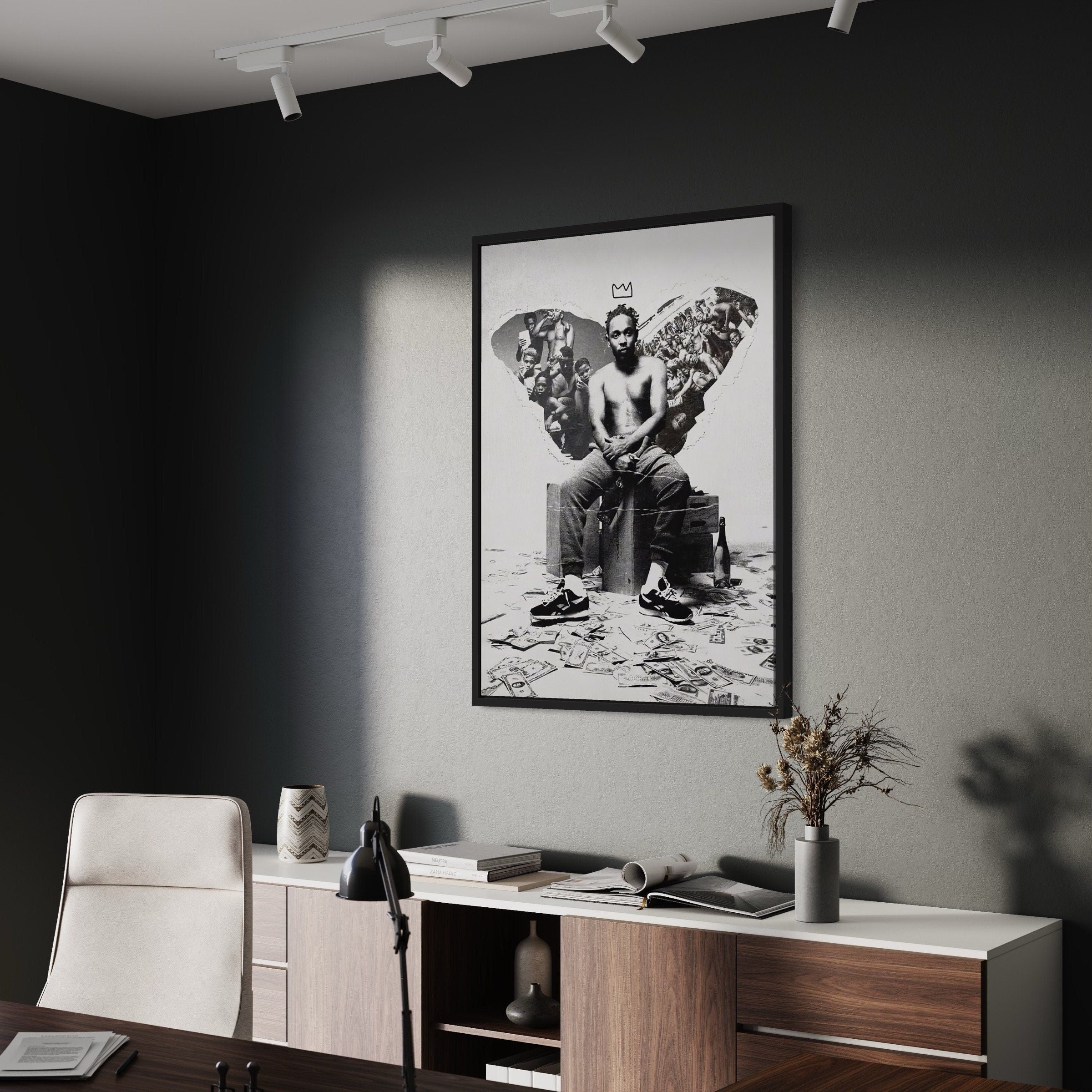 Kendrick Lamar The King Canvas Art | Poster Print