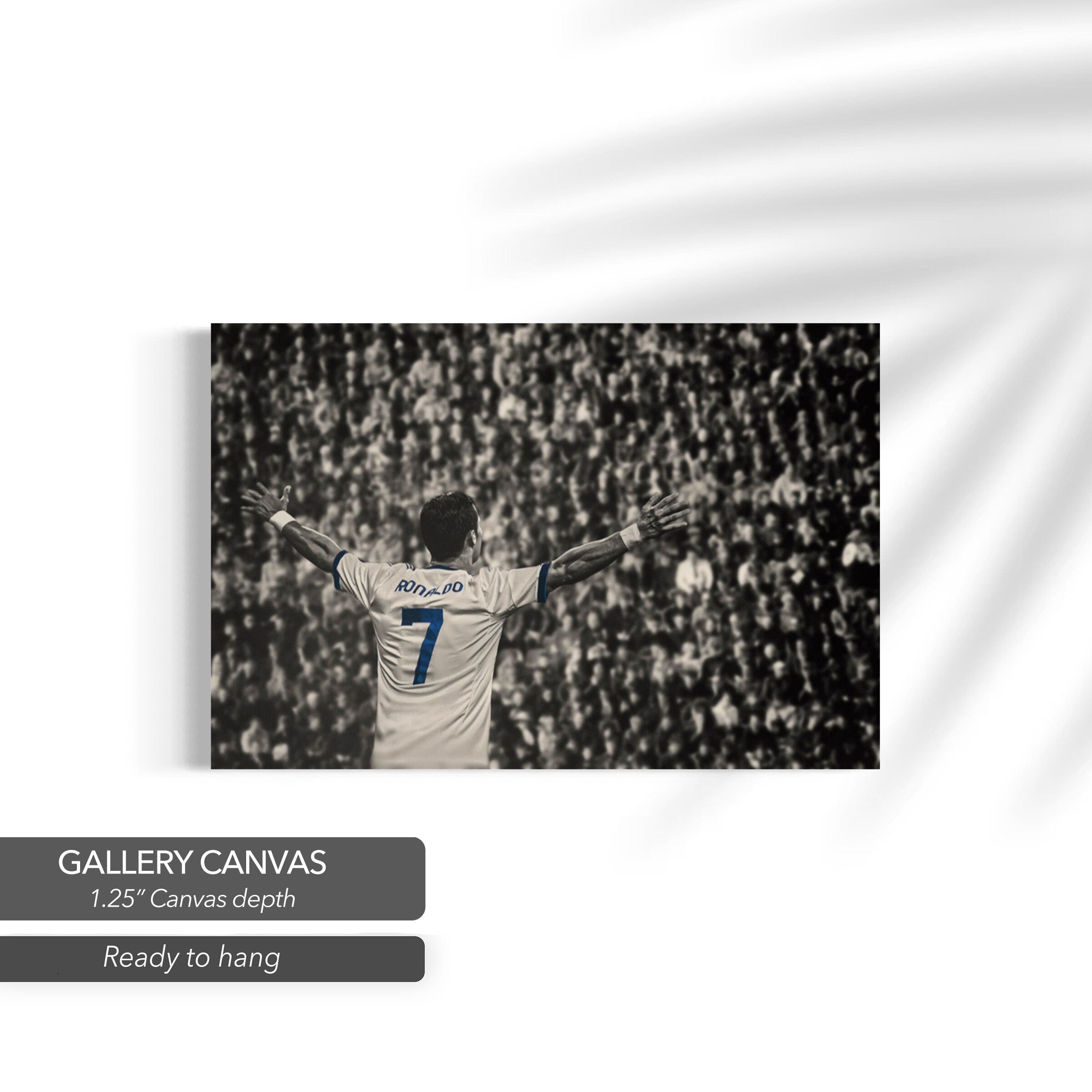 Christiano Ronaldo 7 | Iconic Football Legend Canvas Art | Poster Print
