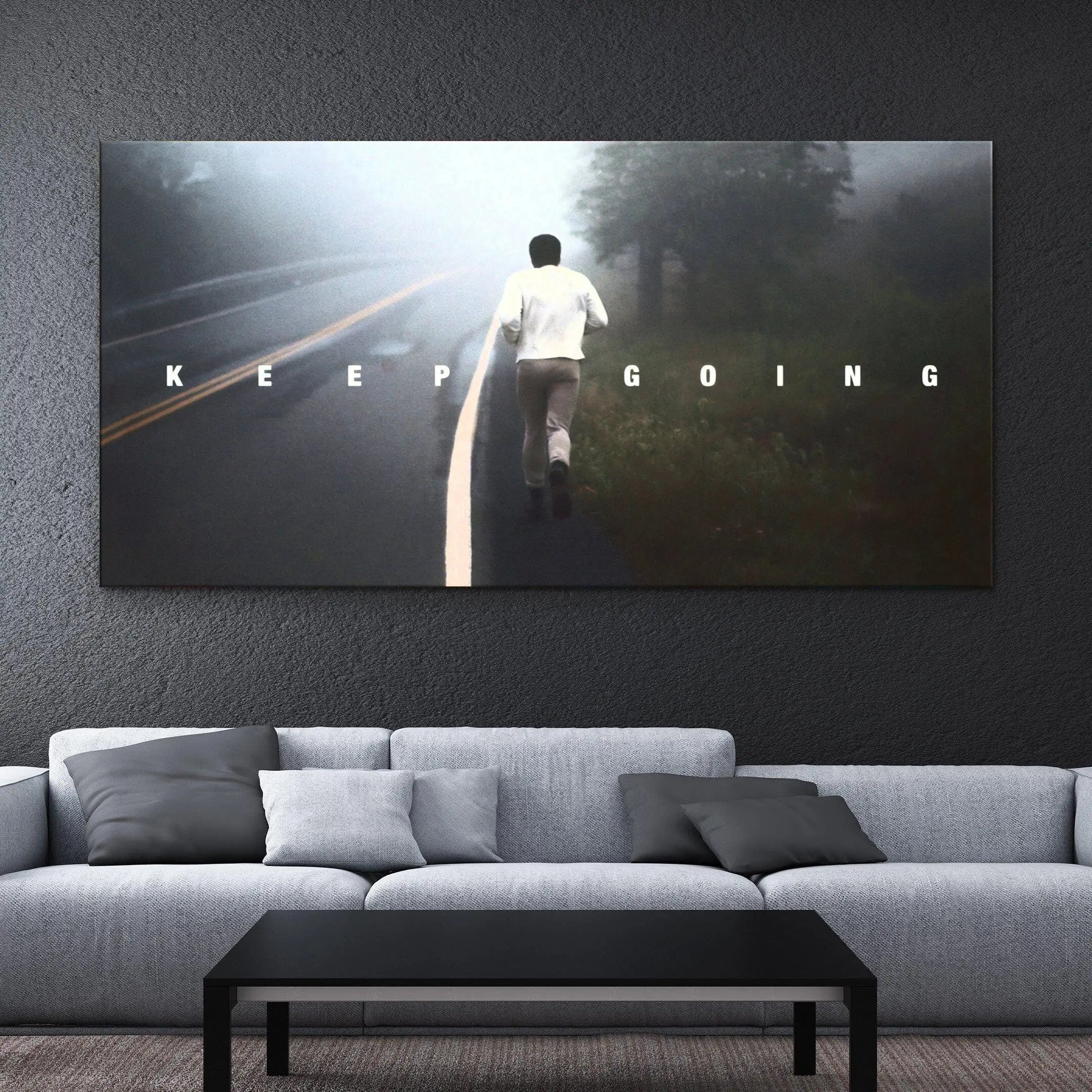 Muhammad Ali 'Keep Going' Canvas Wall Art | Poster Print Canvastoria