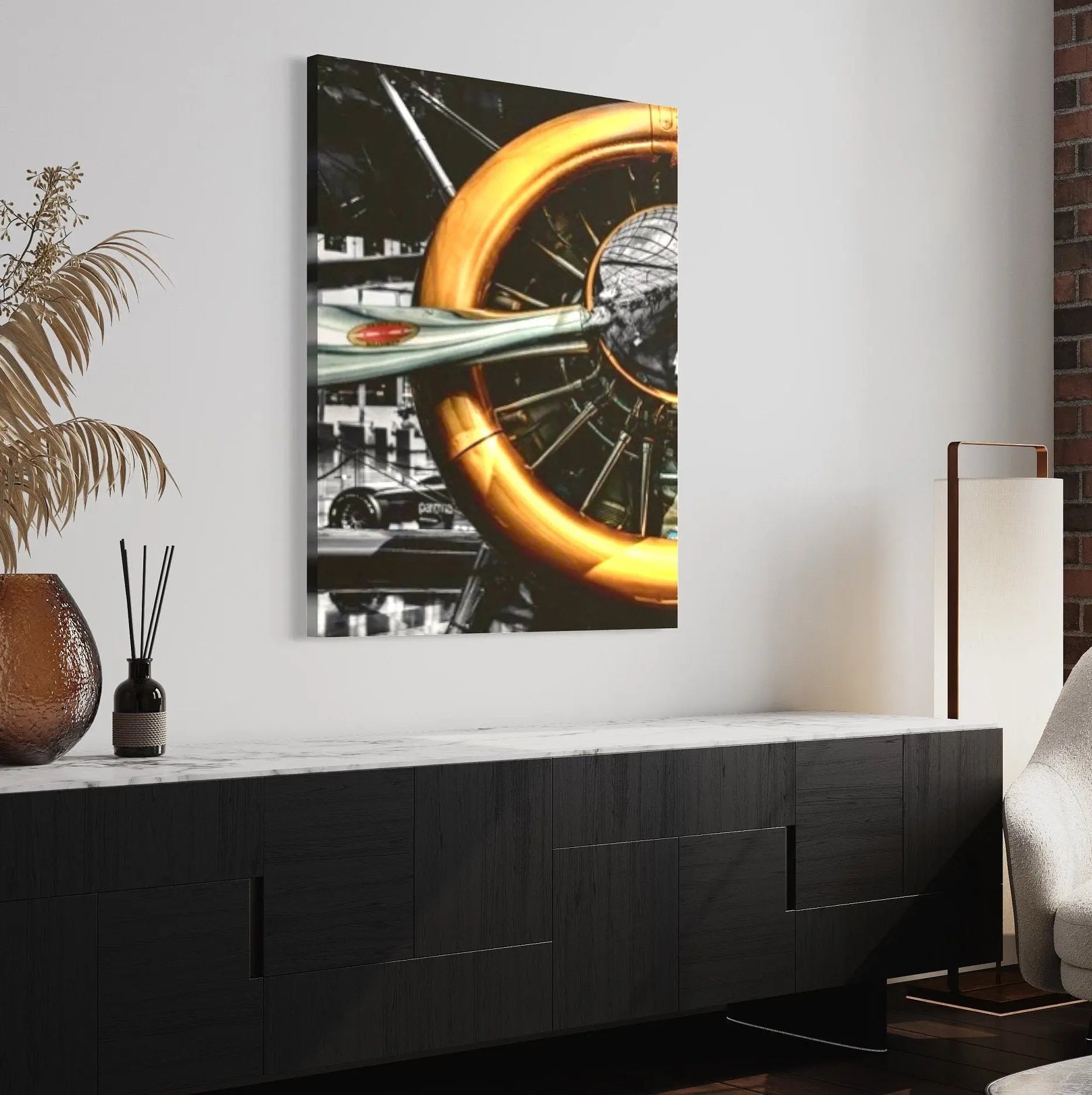 Aircraft Propeller Canvas Wall Art | Poster Print Canvastoria