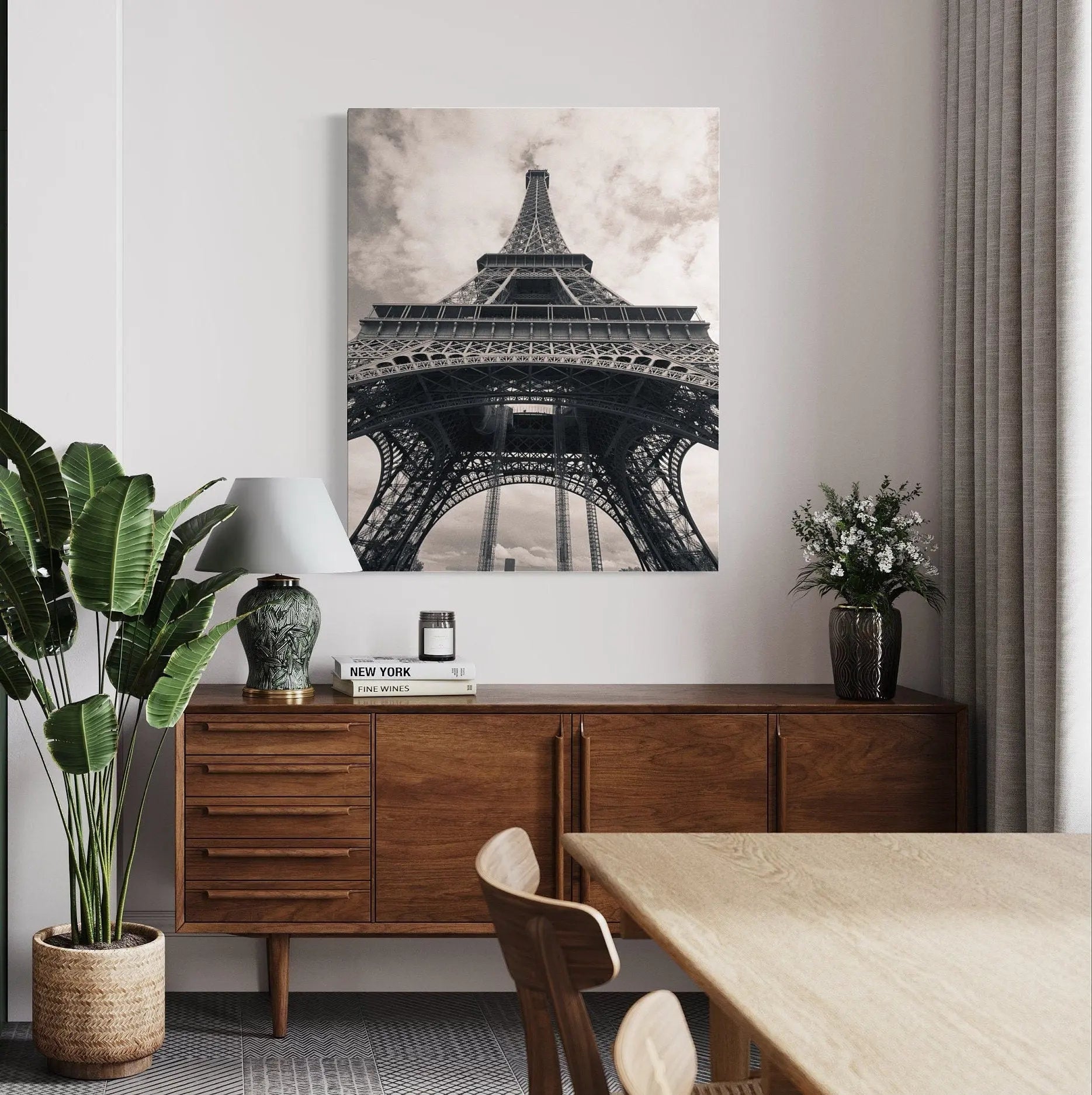 Eiffel Tower. Paris City Canvas Wall Art | Poster Print Canvastoria