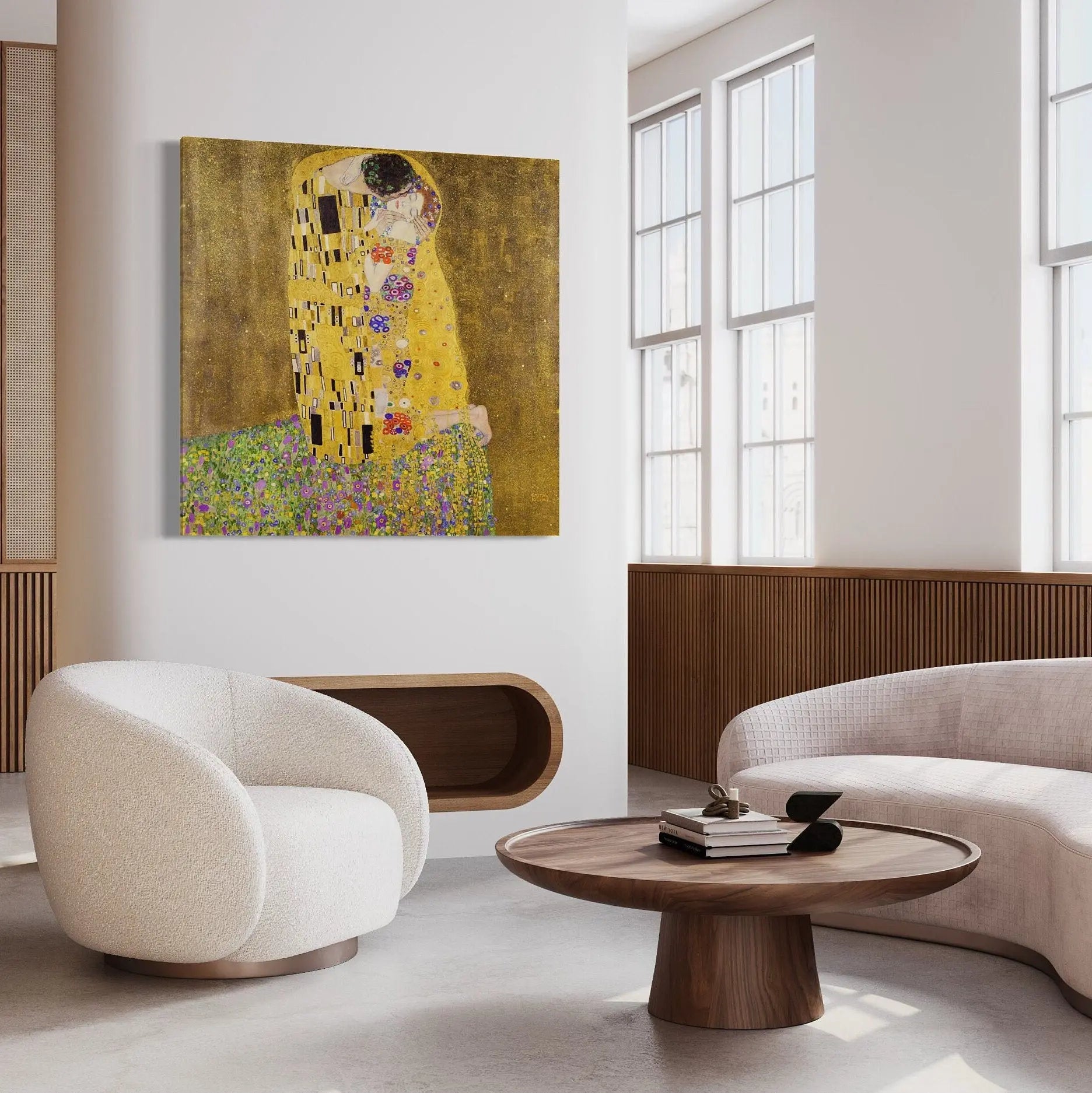 Gustav Klimt 'The Kiss' Canvas Wall Art | Poster Print - Canvastoria
