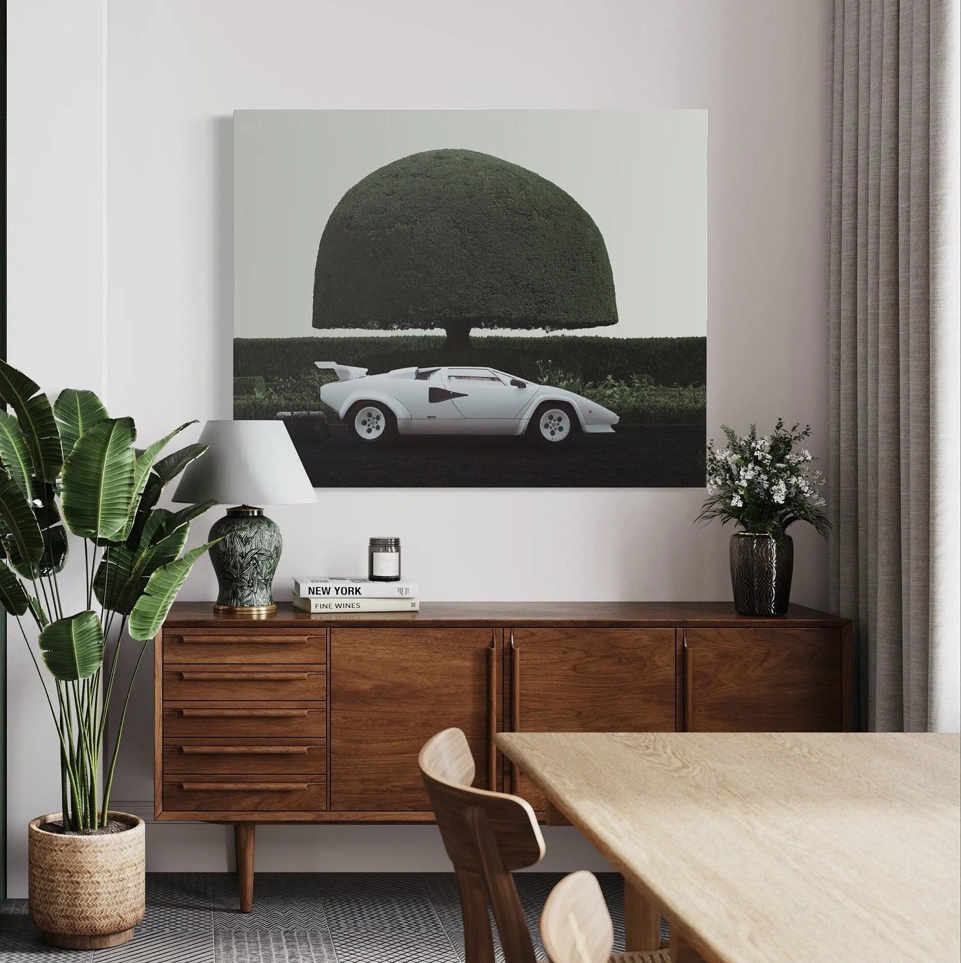 Lamborghini Countach - Racing Dreams Canvas Wall Art | Poster Print Canvastoria