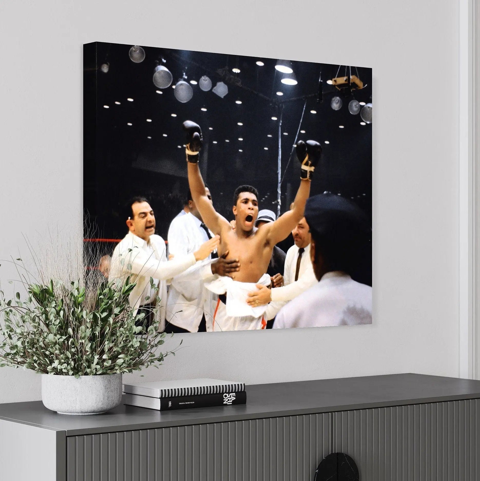 Muhammad Ali 'Victory' Canvas Wall Art | Poster Print Canvastoria