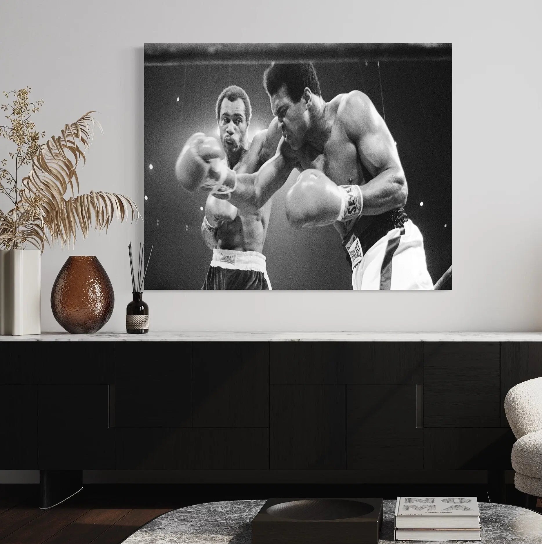 Muhammad Ali 'Knockout' Canvas Wall Art | Poster Print - Canvastoria