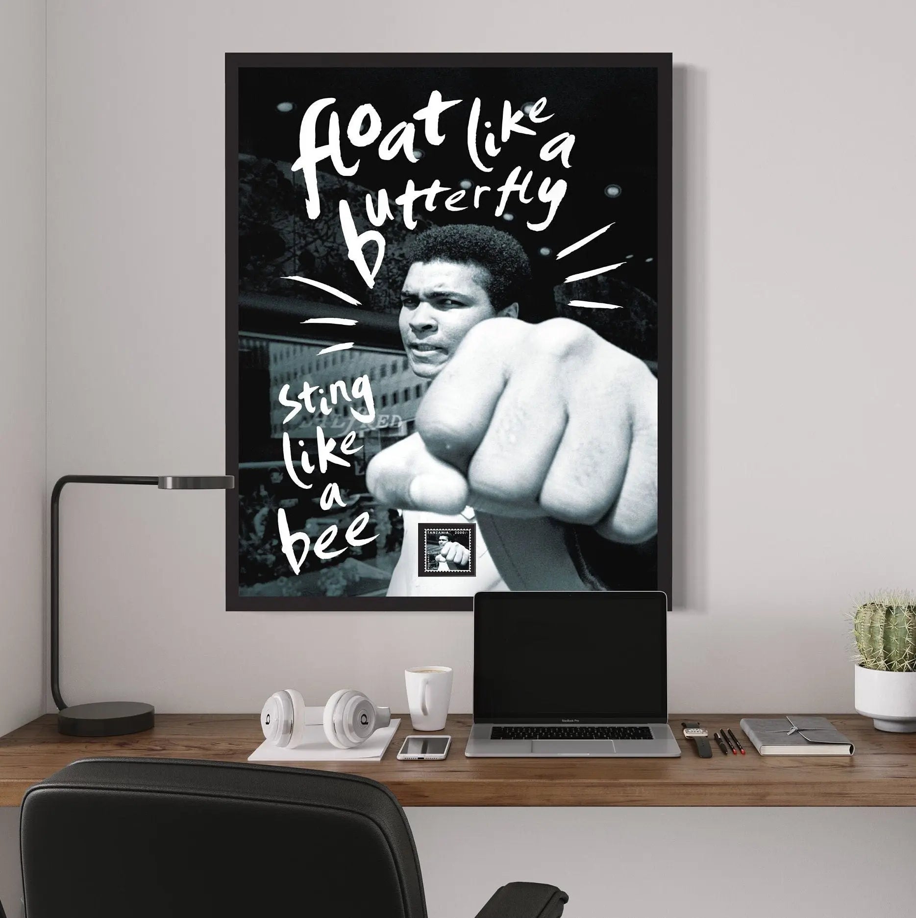 Float Like a Butterfly Sting Like a Bee Canvas Wall Art | Poster Print Canvastoria
