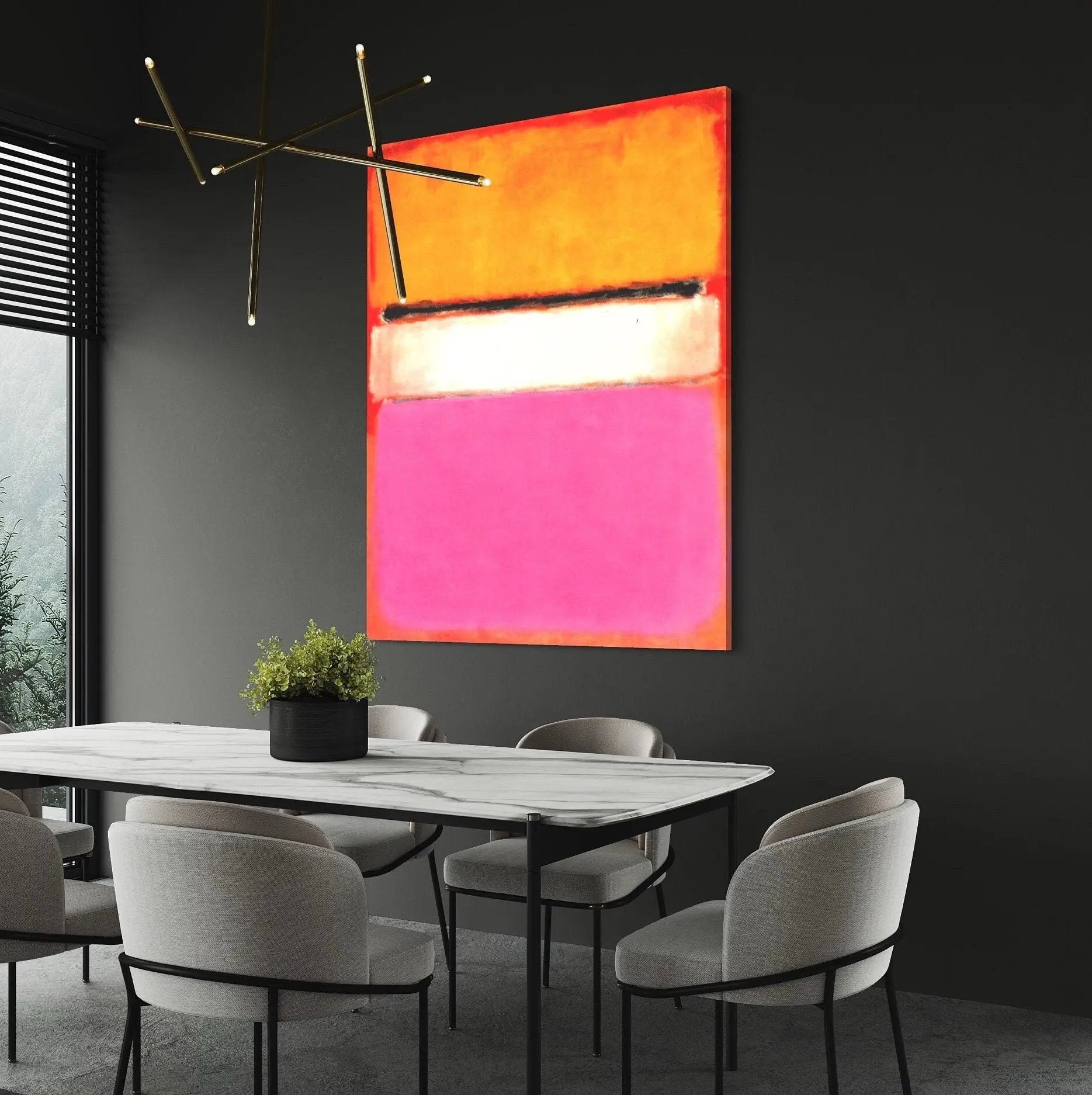 Mark Rothko 'White Center' 1950 Canvas Wall Art | Poster Print - Canvastoria