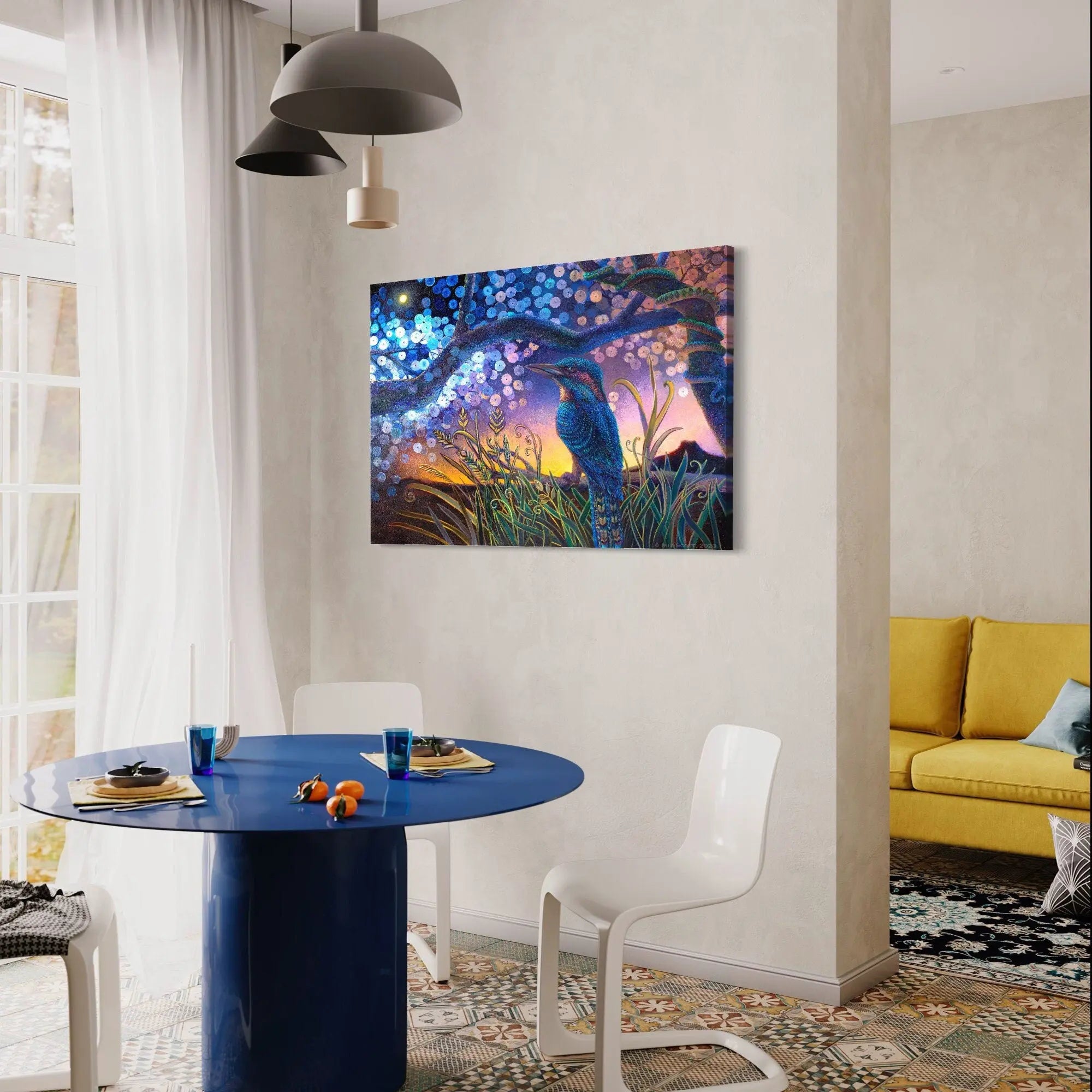 Kookabura 'Night in Day' Canvas Wall Art | Poster Print Canvastoria