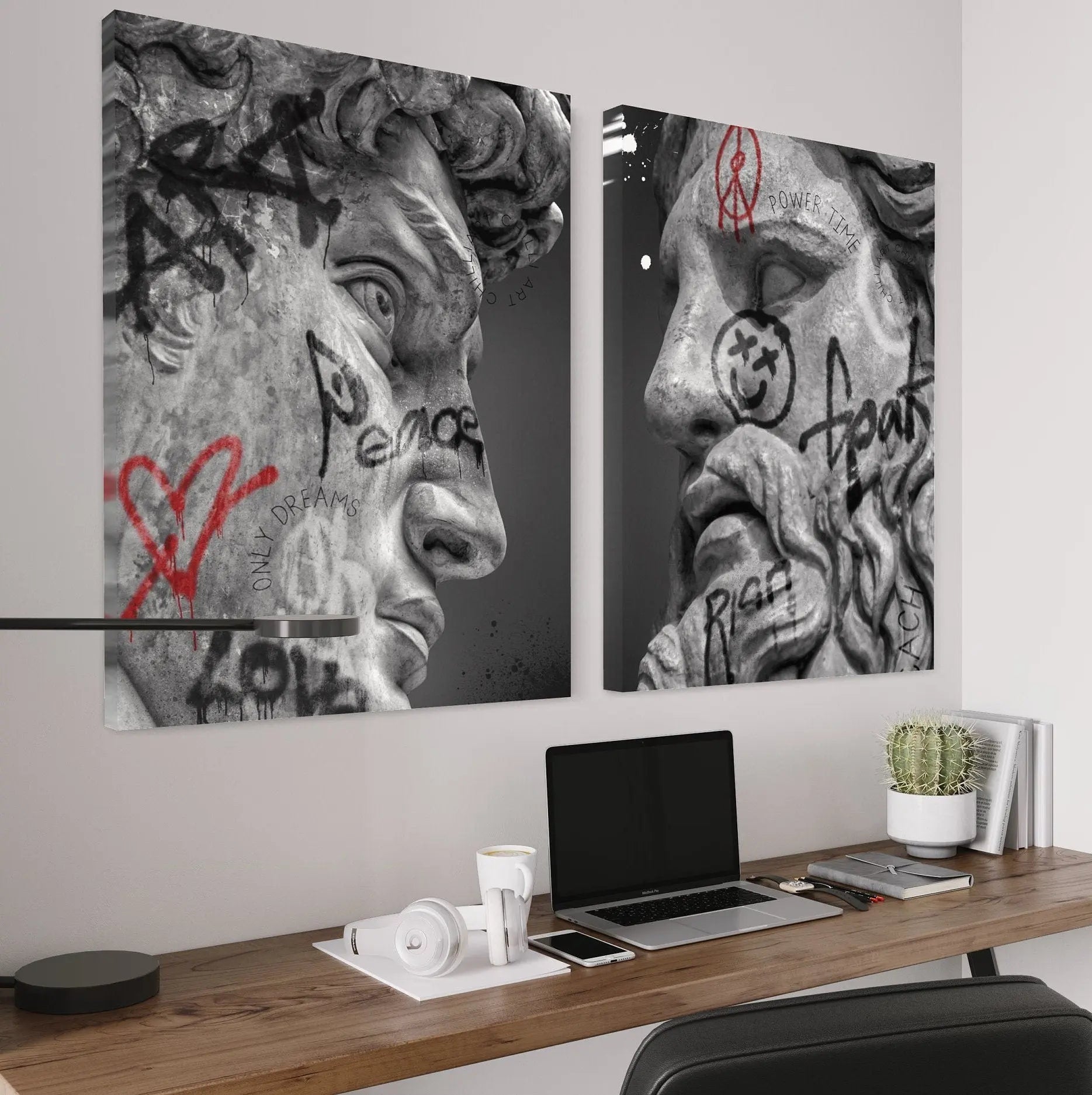 Michelangelo ‘The Creation of Adam’ Canvas Wall Art | Poster Print - Canvastoria