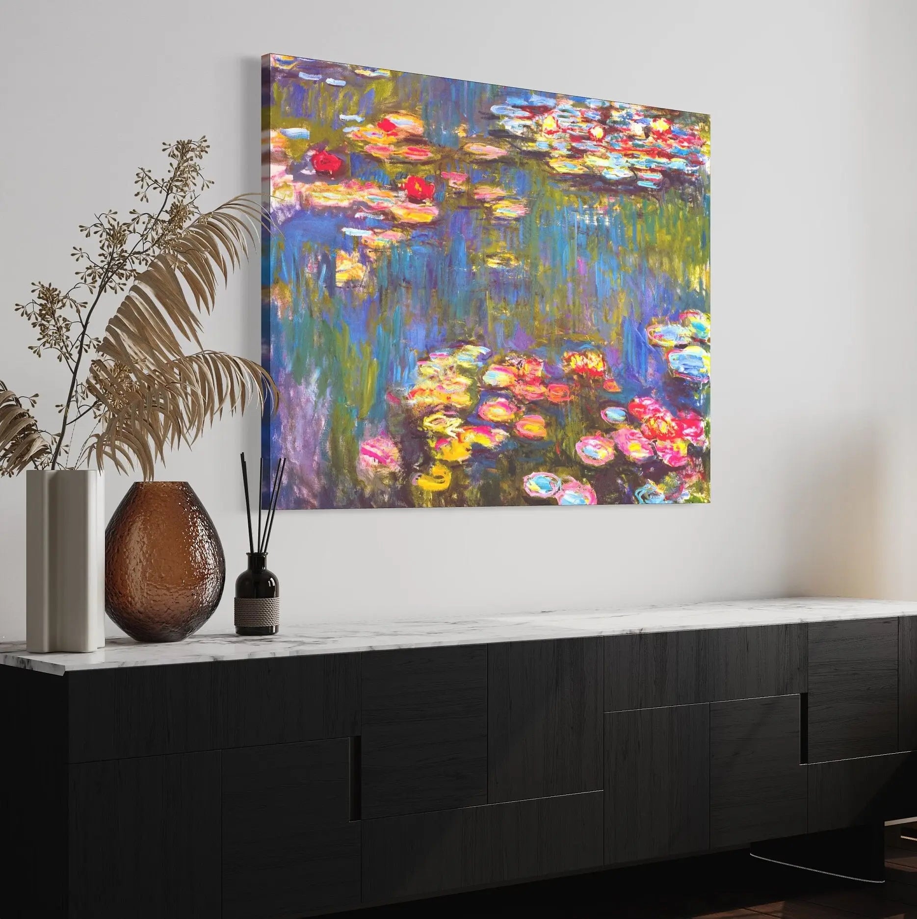 Claude Monet 'Water Lilies' Canvas Wall Art | Poster Print - Canvastoria
