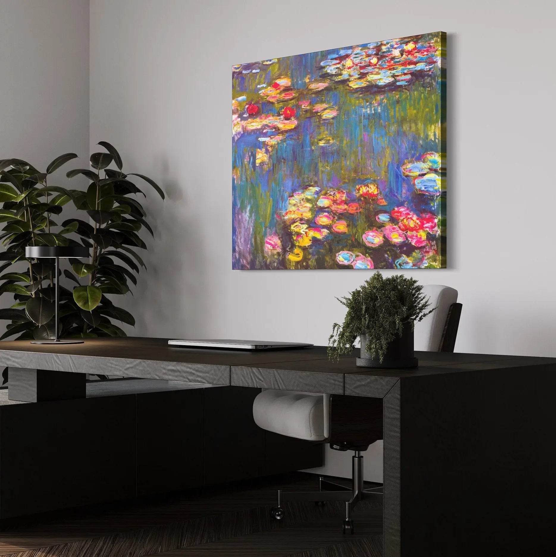 Claude Monet 'Water Lilies' Canvas Wall Art | Poster Print - Canvastoria