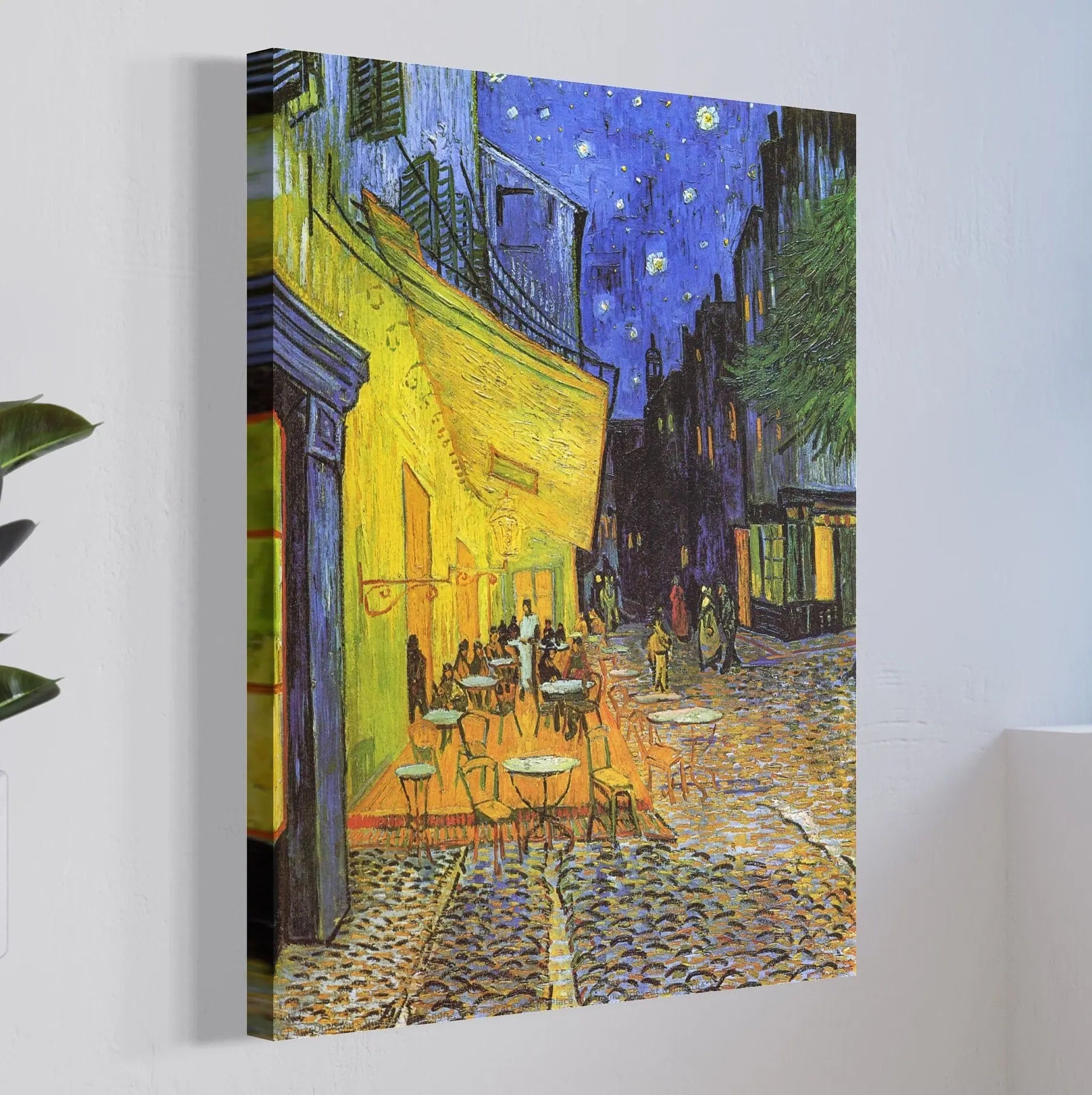 Vincent van Gogh 'Cafe Terrace' 1888 Canvas Wall Art | Poster Print Canvastoria