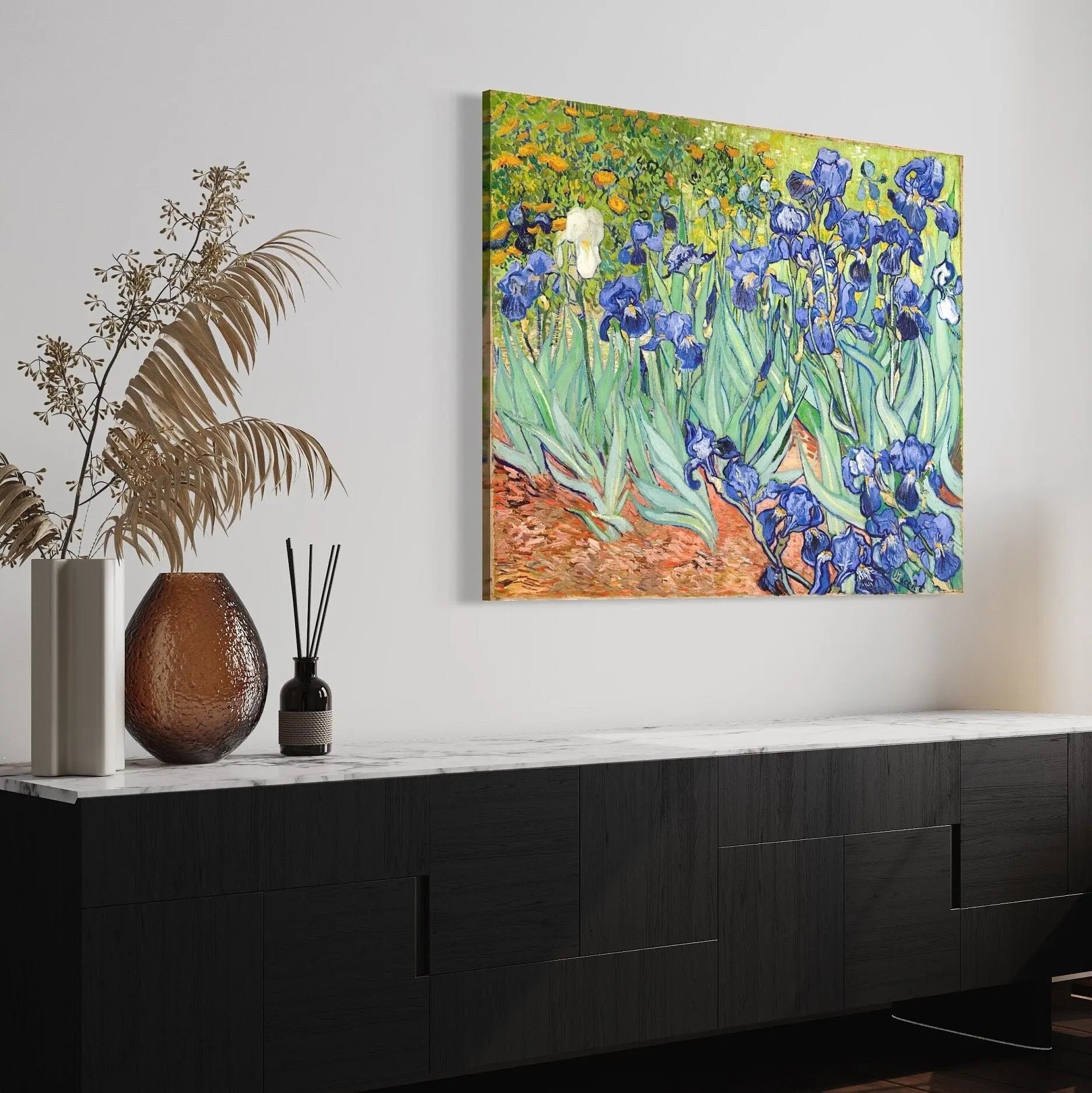 Vincent van Gogh 'Irises' Canvas Wall Art | Poster Print - Canvastoria