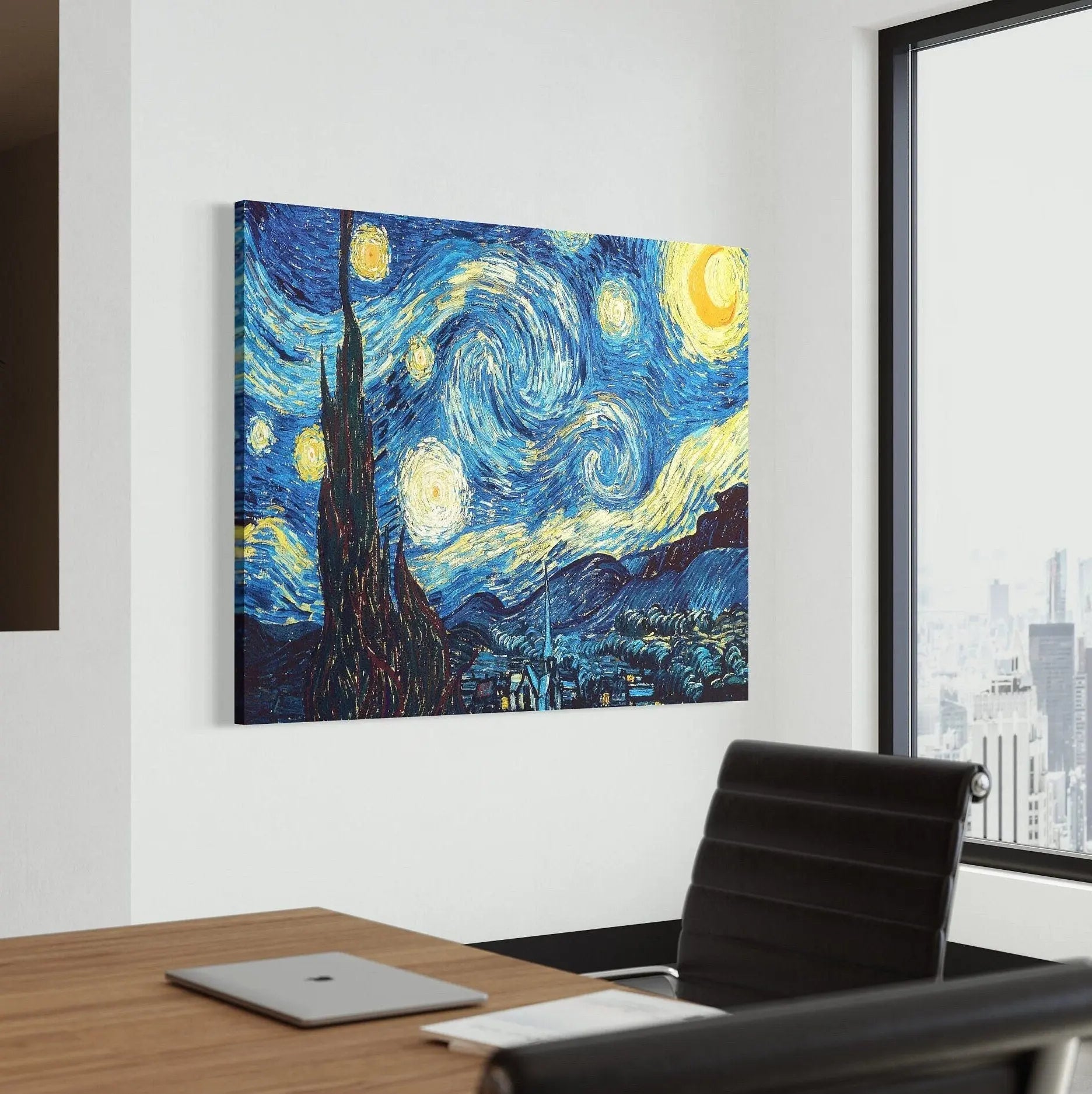 Vincent van Gogh 'The Starry Night' Canvas Wall Art | Poster Print - Canvastoria